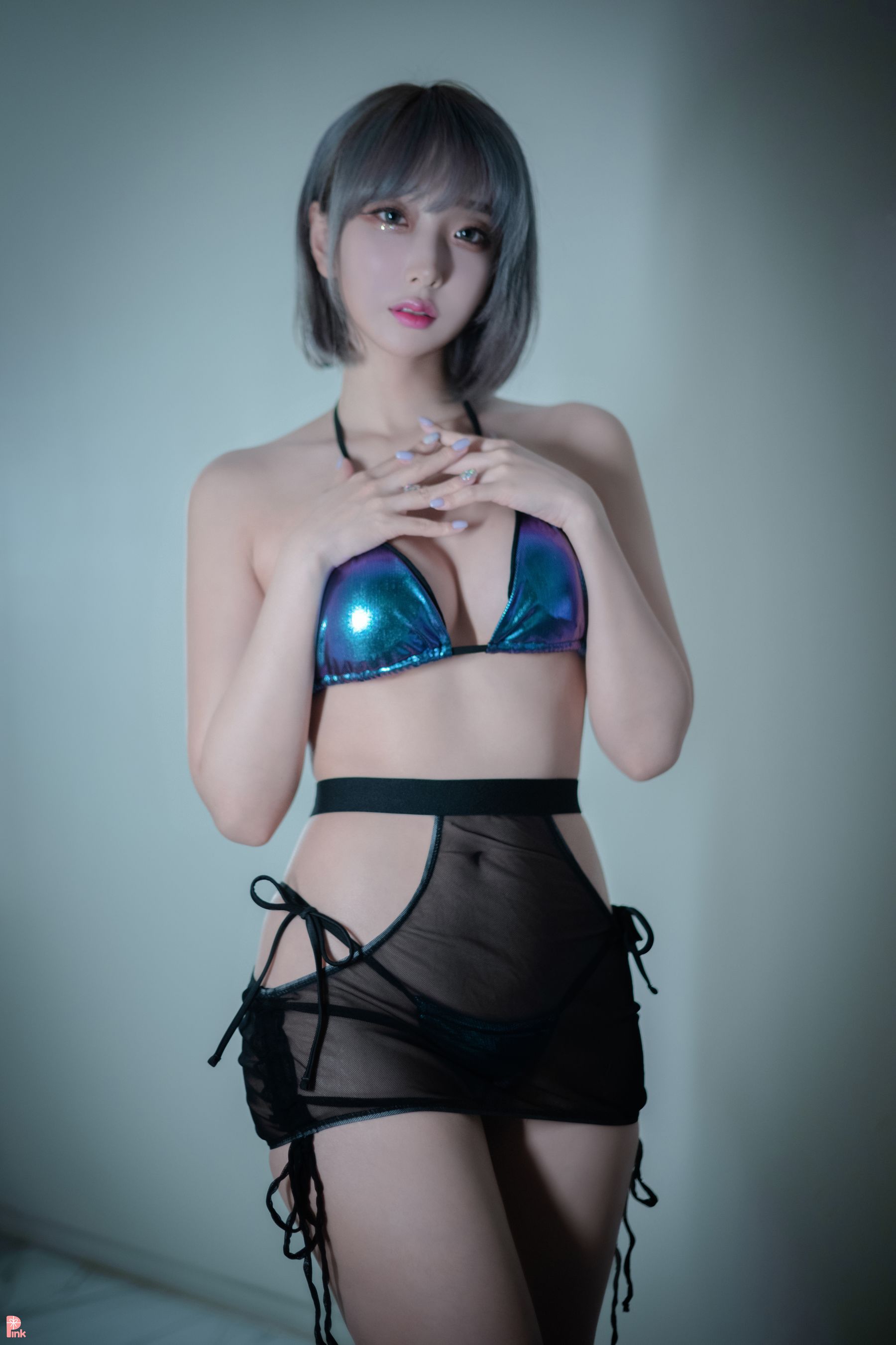 PINK RIBBON Dayeon – E-bIKINI Blue [65P]