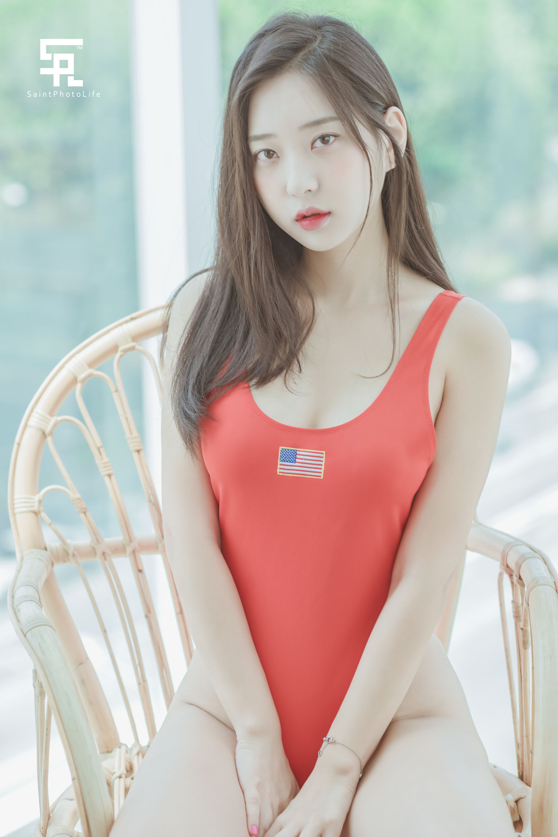 [saintphotolife] 韩国妹子申才恩(Zennyrt) – The Blue [39P]