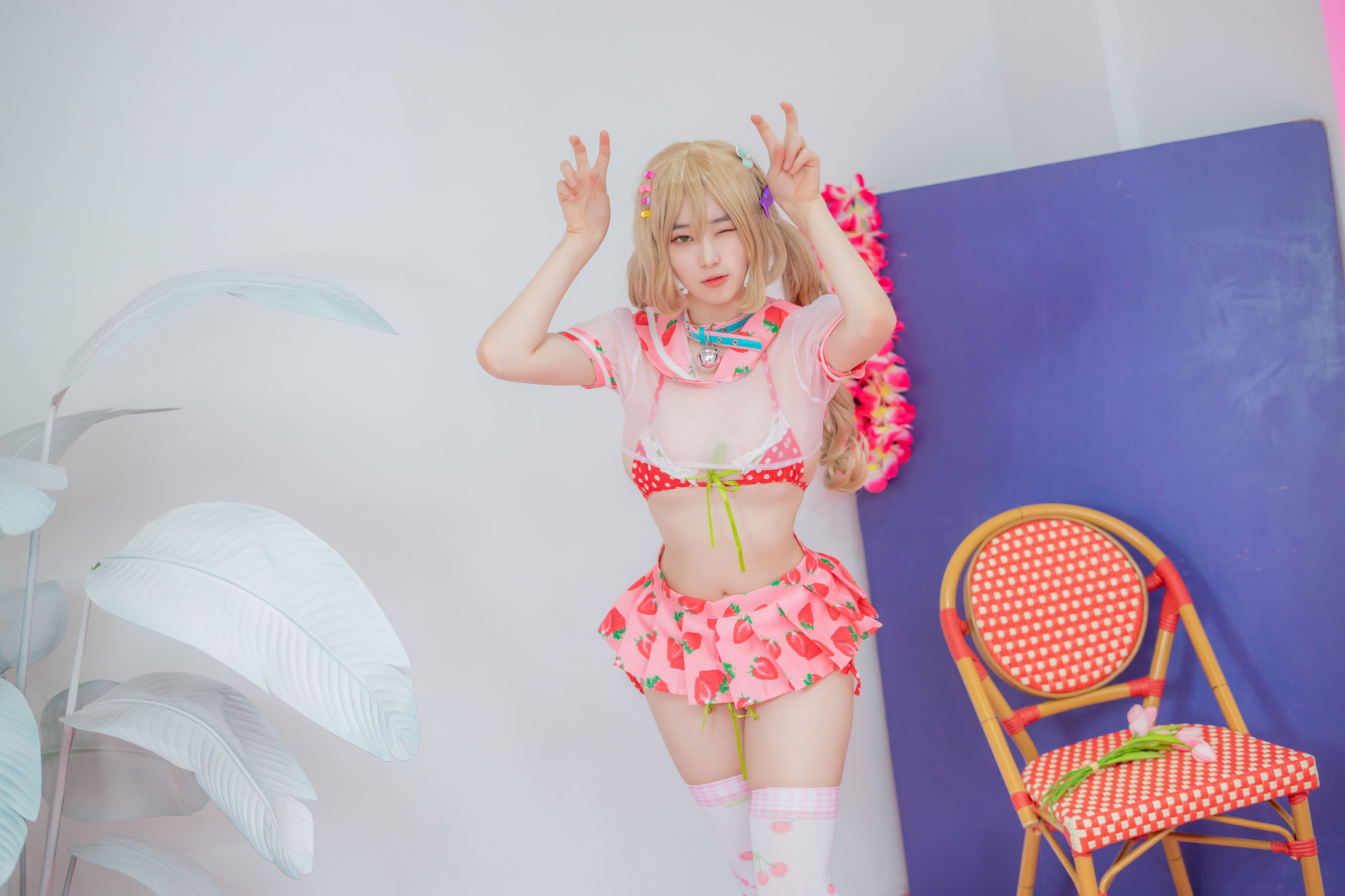 [CreamSoda] Bambi – Over knee socks [140P]