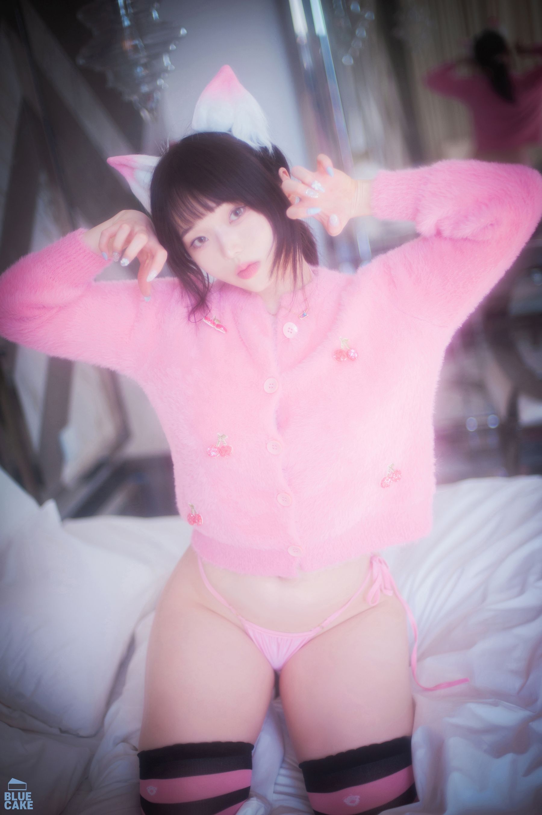 [BLUECAKE] Bambi – Naughty Cats Pink & Mint [168P]