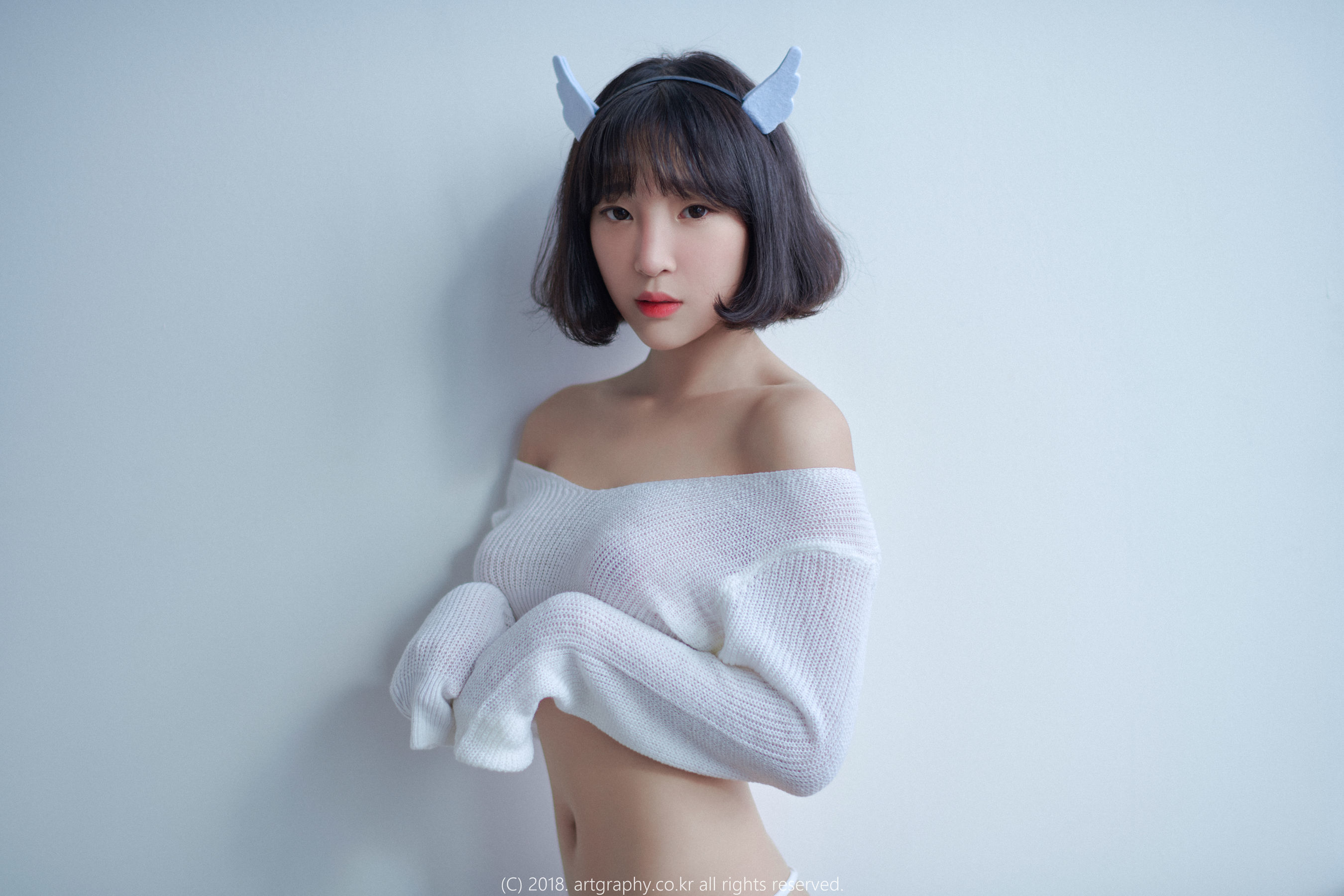 [ARTGRAVIA] VOL.039 姜仁卿 – 白猫少女+奶牛尤物 [48P]