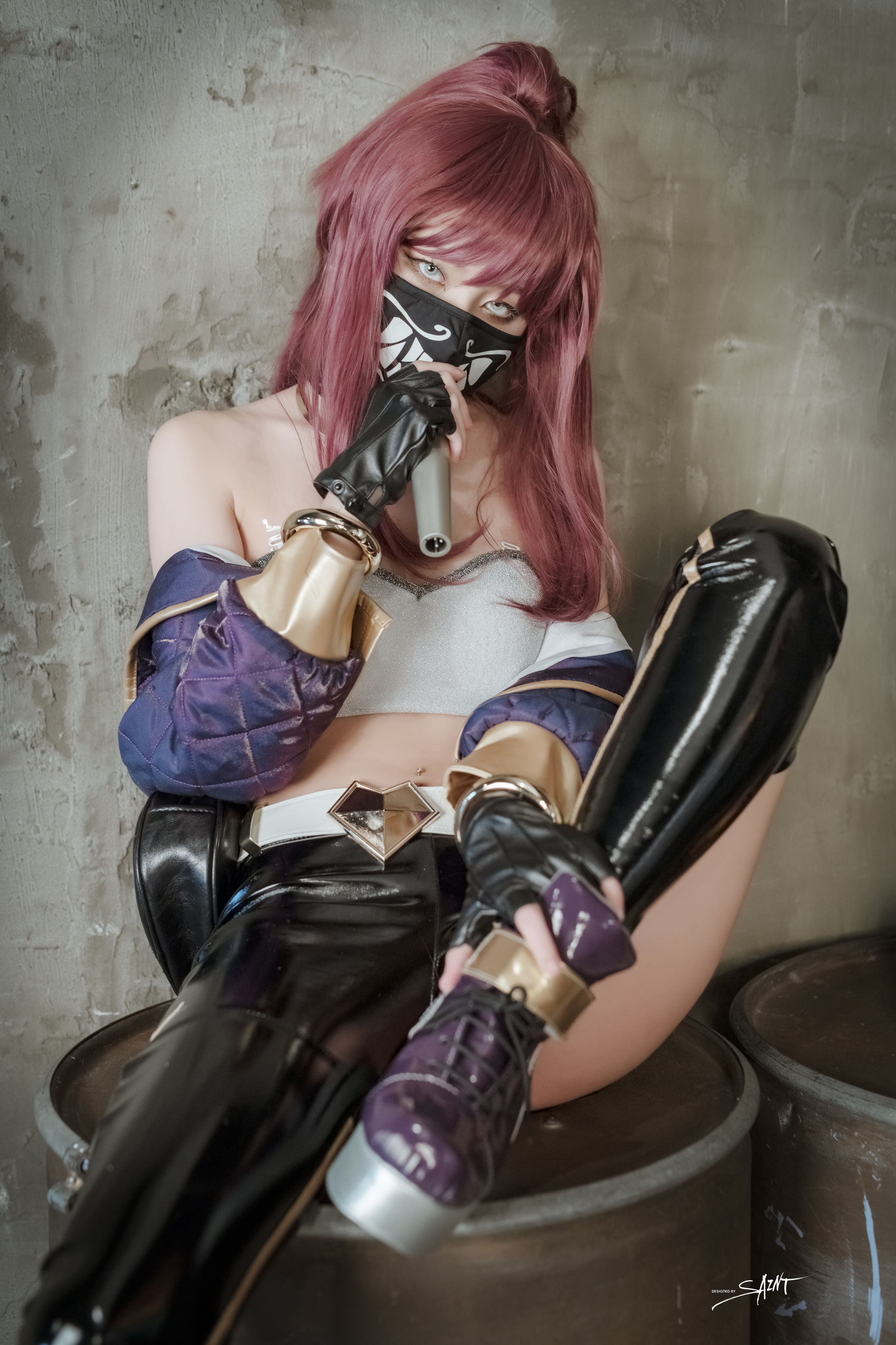 [saintphotolife] Yuna – Yuna's Cos Vol.04 KDA Akali & Nier Automata [65P]