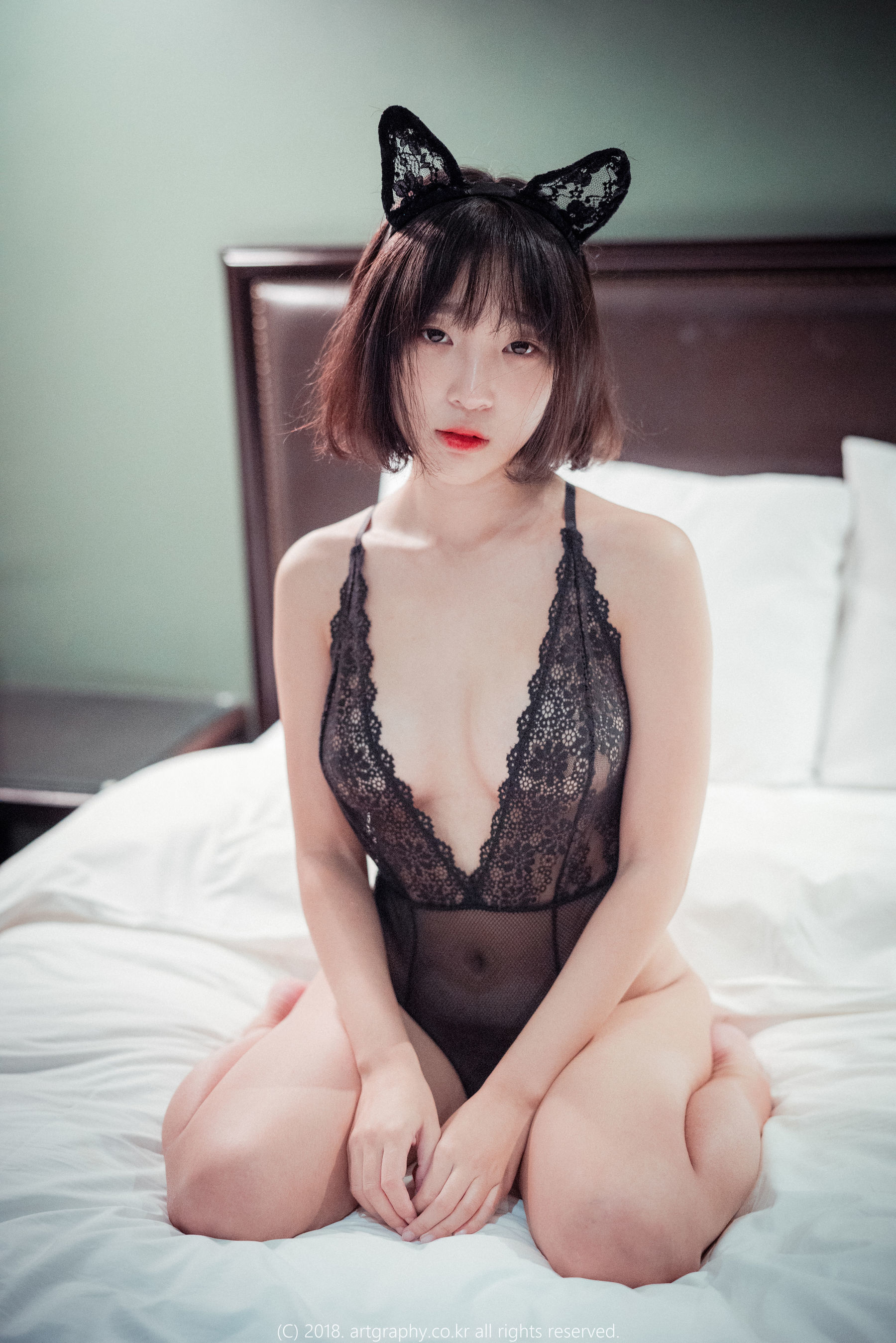 [ARTGRAVIA] VOL.034 姜仁卿 – 蕾丝猫女 [41P]