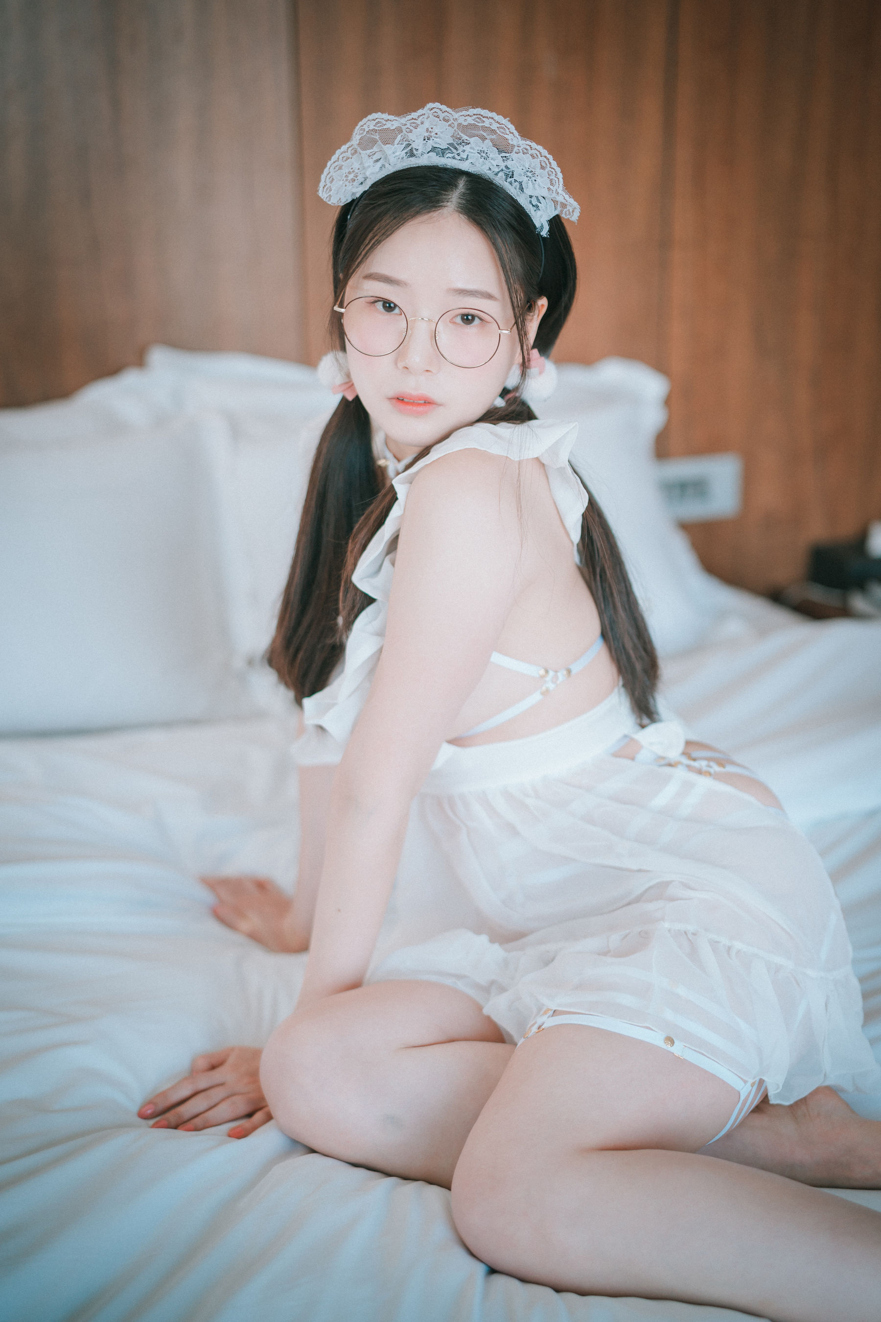 [DJAWA] PIA – Sheer Chiffon Apron [65P]