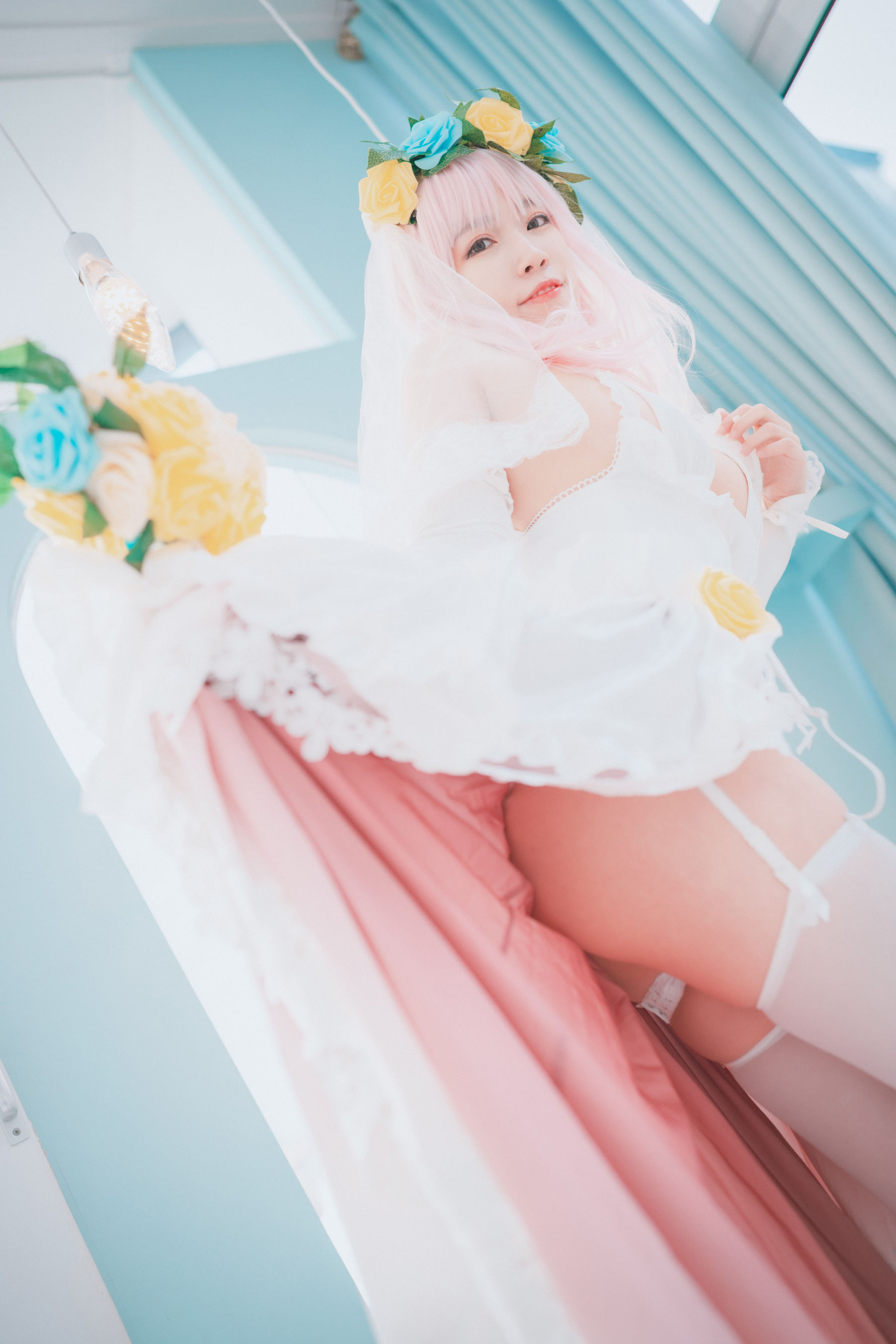 [DJAWA] Myaron – Super Sonico White Wedding [25P]