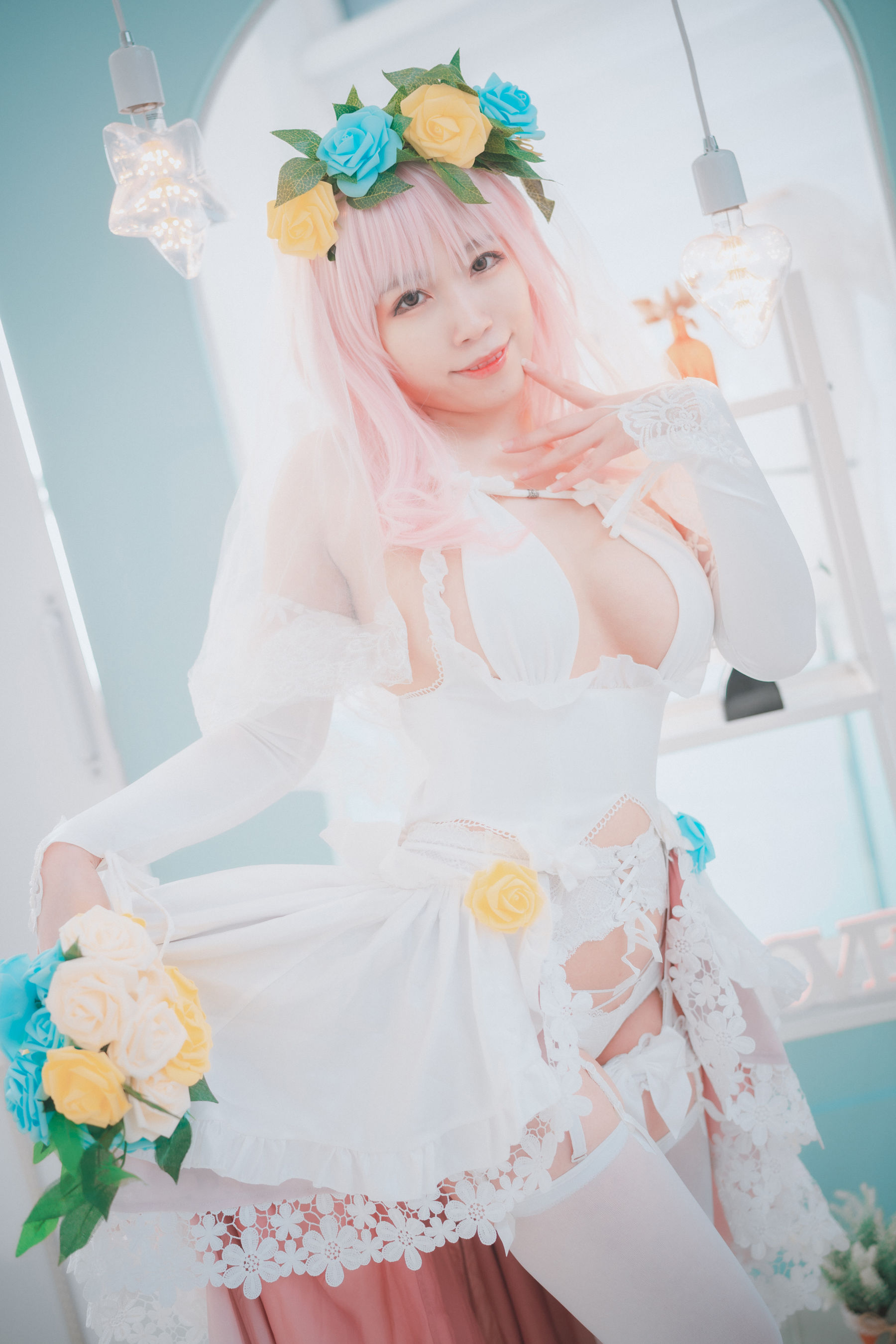 [DJAWA] Myaron – Super Sonico White Wedding [25P]