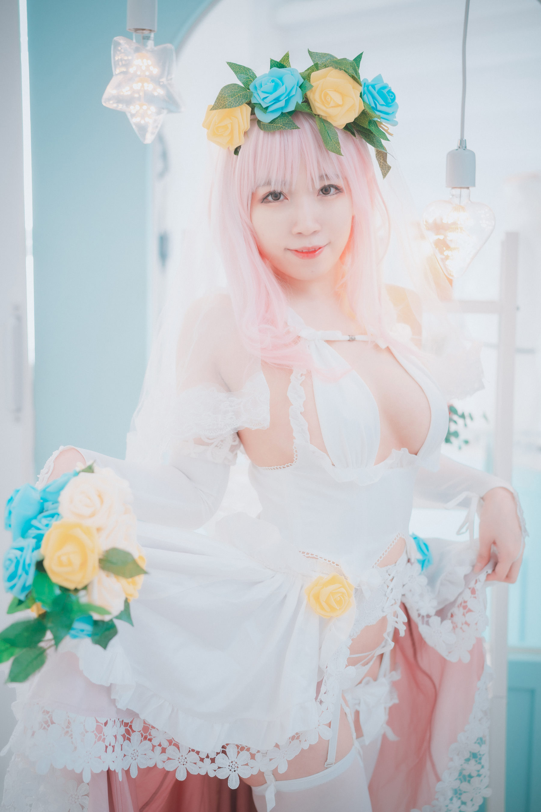 [DJAWA] Myaron – Super Sonico White Wedding [25P]