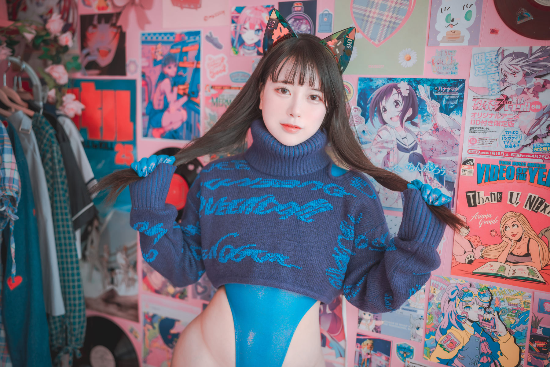 [DJAWA] ZziZzi – Cyber Cat in Mystique Blue [117P]