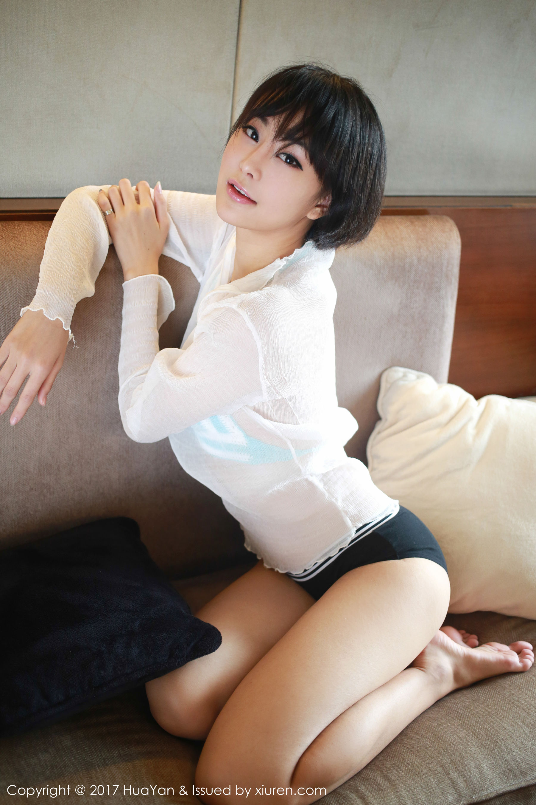 清新短发新人@艺蕾 HUAYAN 花の颜 VOL.035 [43P]