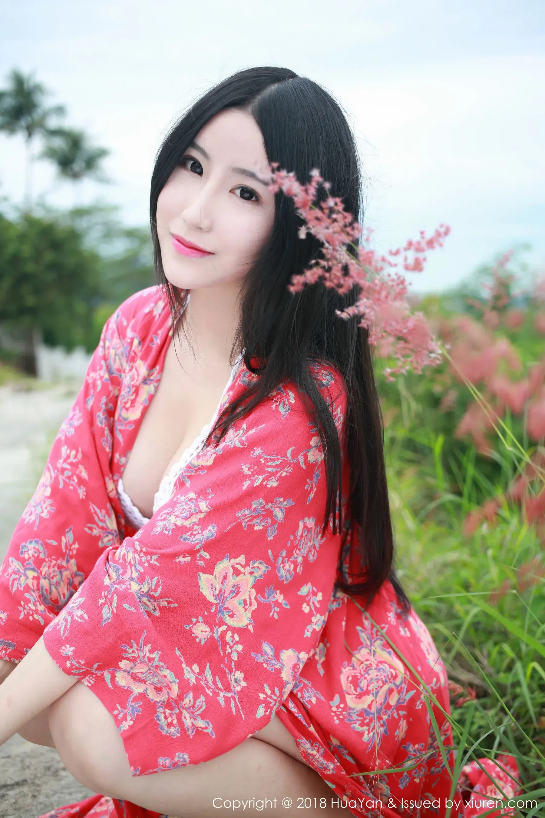 谢芷馨Sindy《泰国苏梅岛旅拍》第2套 花の颜 Vol.055