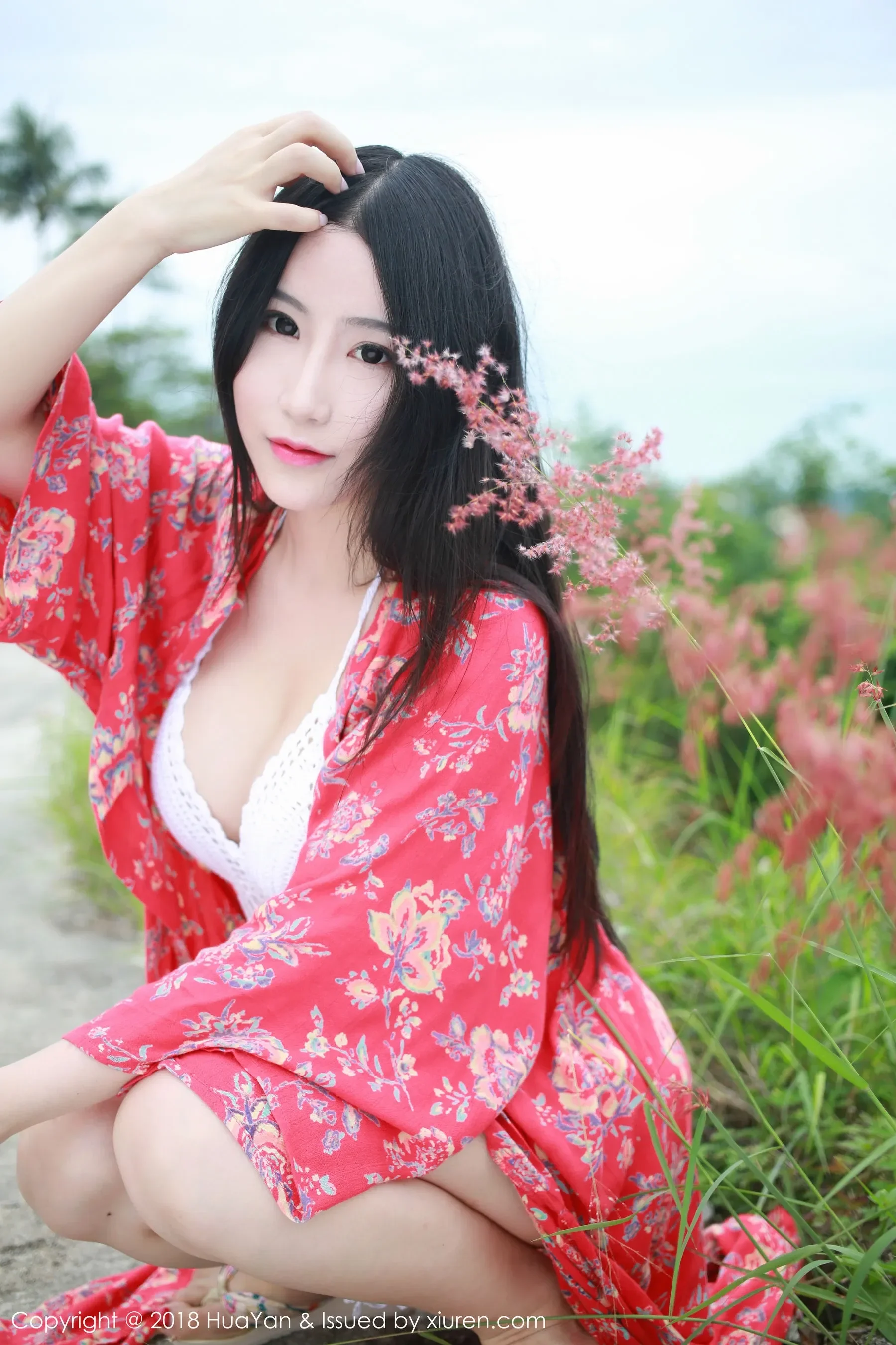 谢芷馨Sindy《泰国苏梅岛旅拍》第2套 花の颜 Vol.055