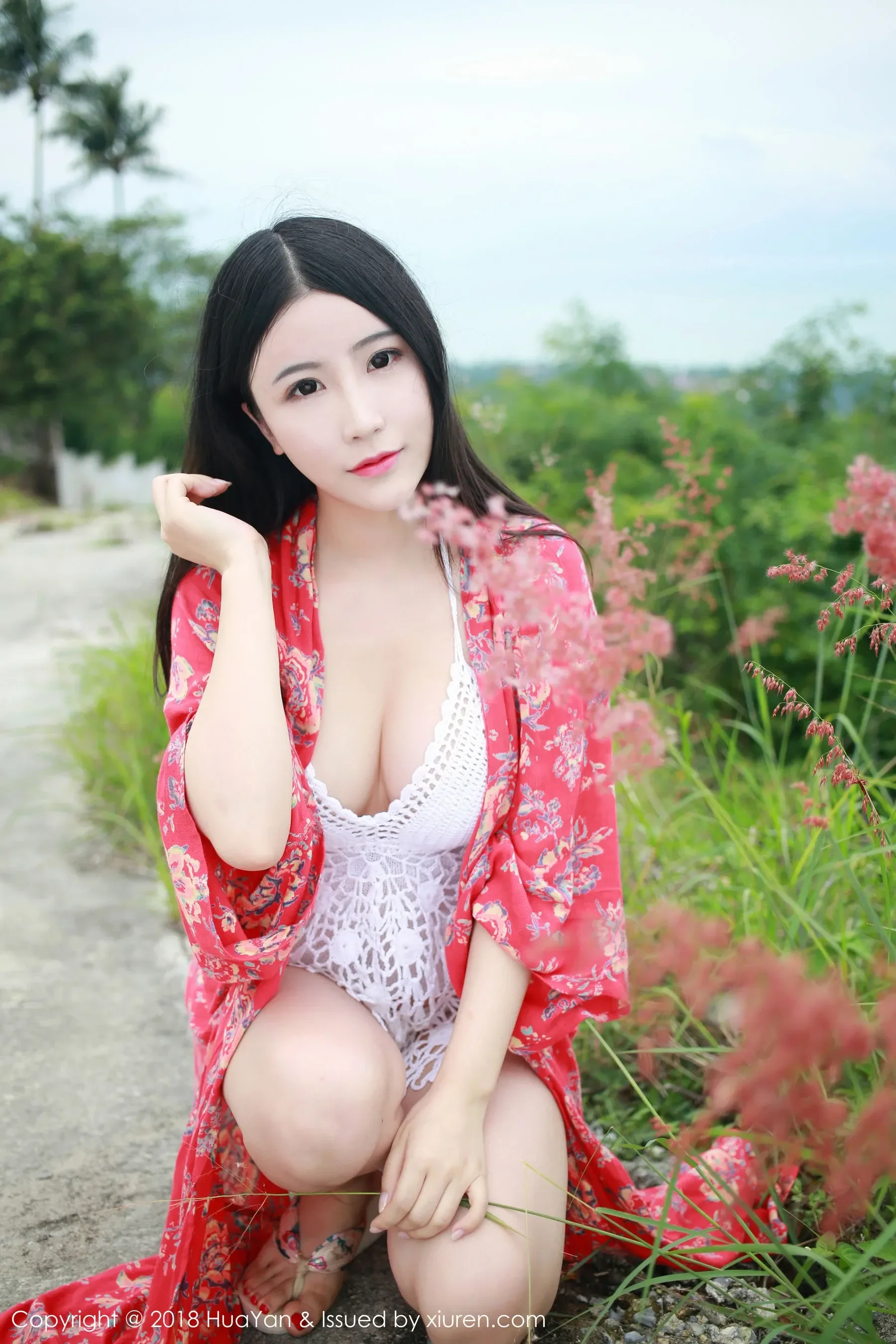 谢芷馨Sindy《泰国苏梅岛旅拍》第2套 花の颜 Vol.055