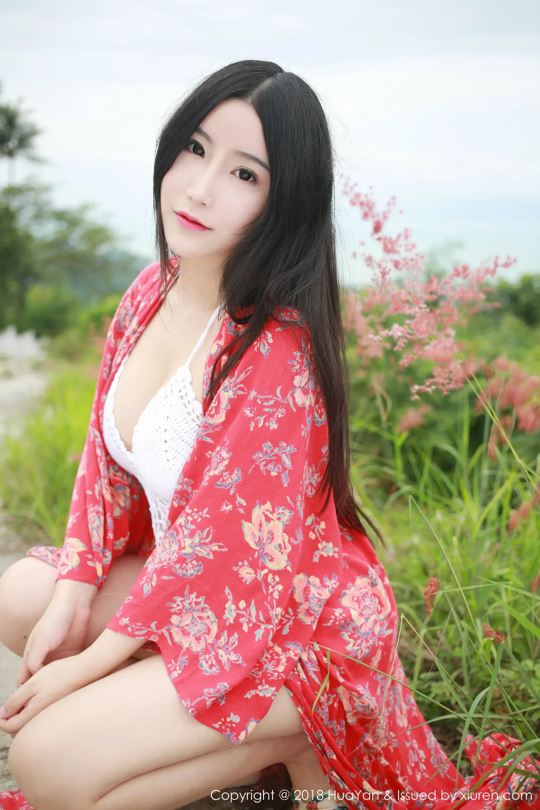 谢芷馨Sindy《泰国苏梅岛旅拍》第2套 花の颜 Vol.055
