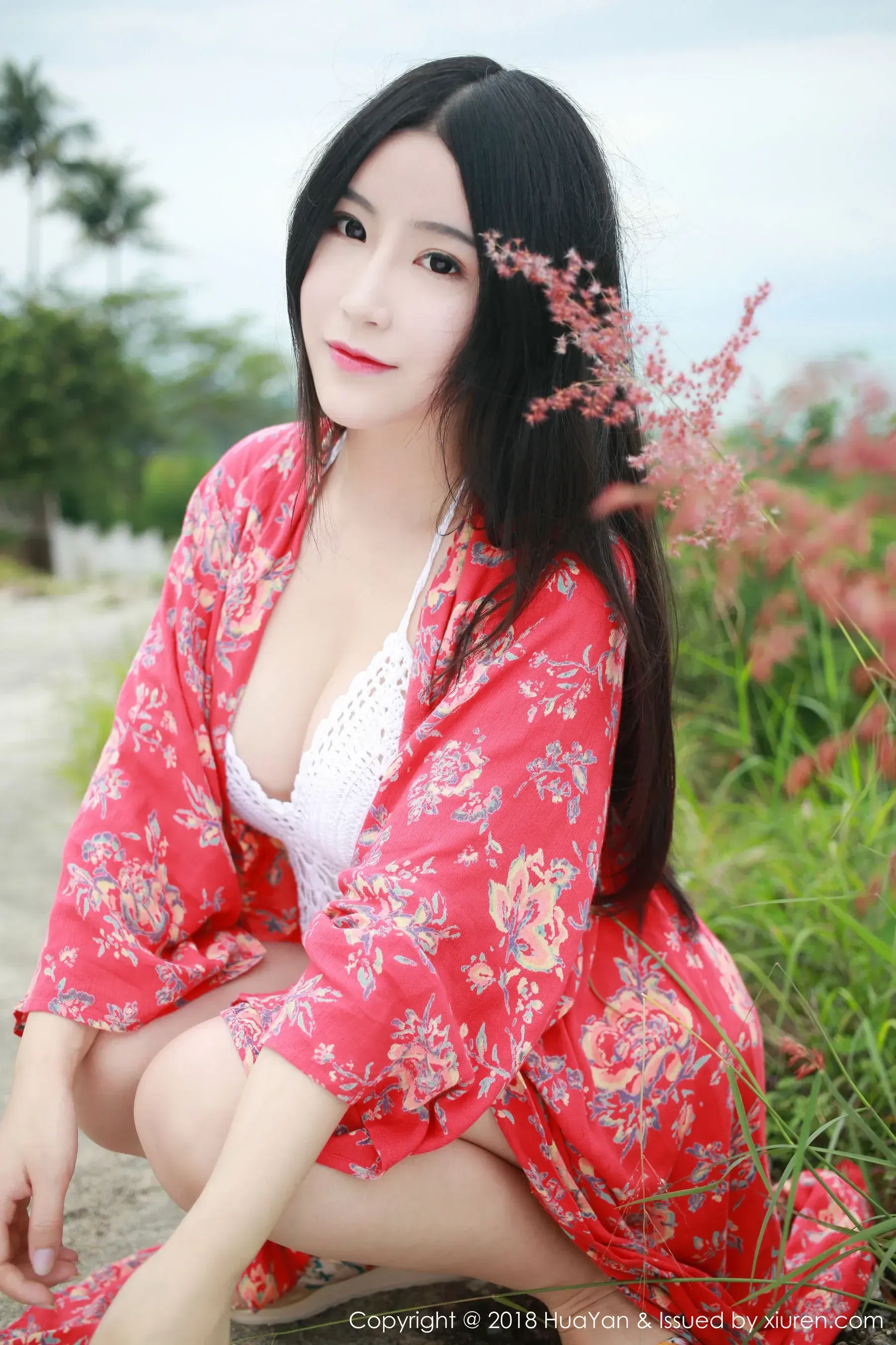 谢芷馨Sindy《泰国苏梅岛旅拍》第2套 花の颜 Vol.055