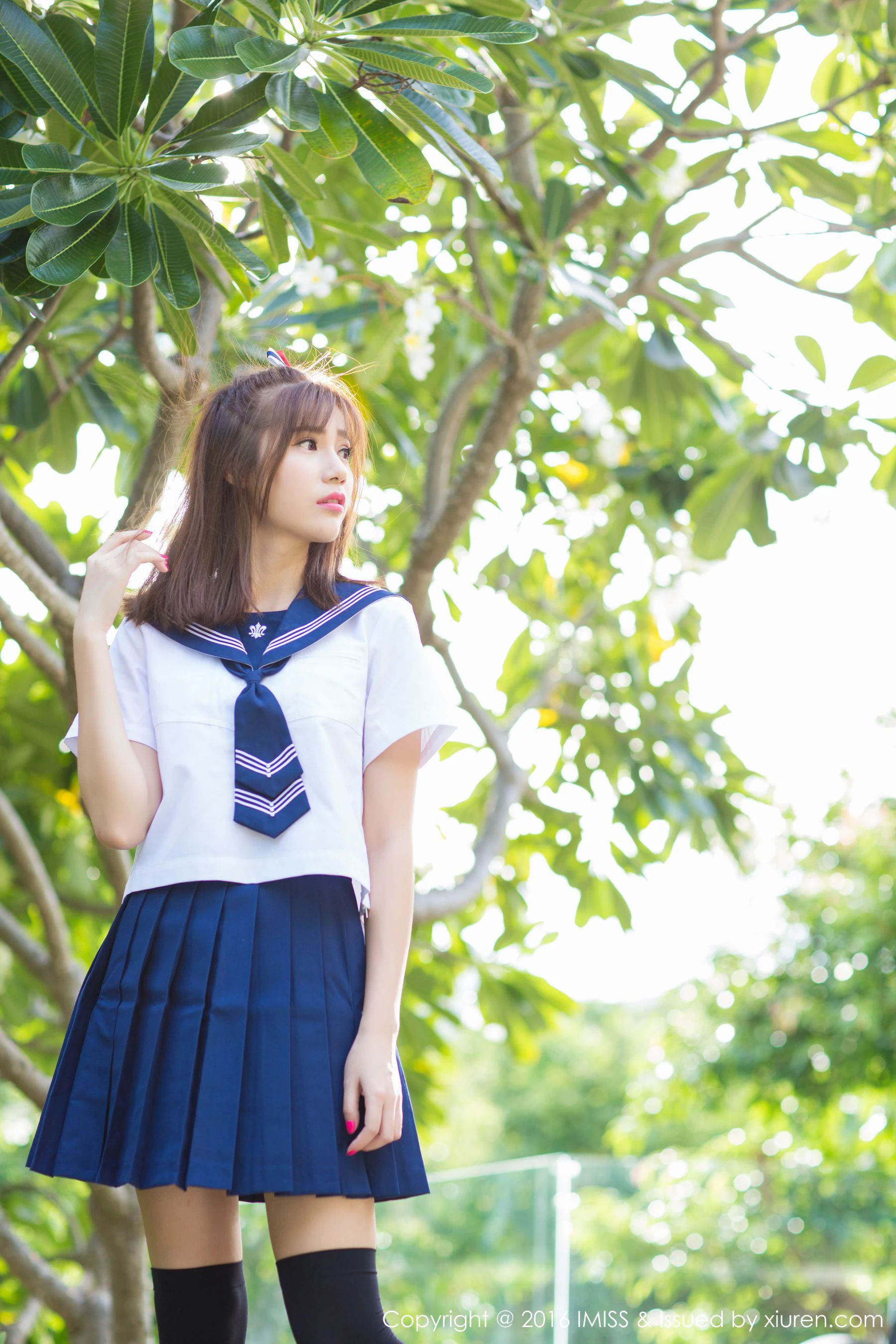 Sandy陈天扬《清纯校服系列+性感比基尼》 爱蜜社IMiss Vol.134