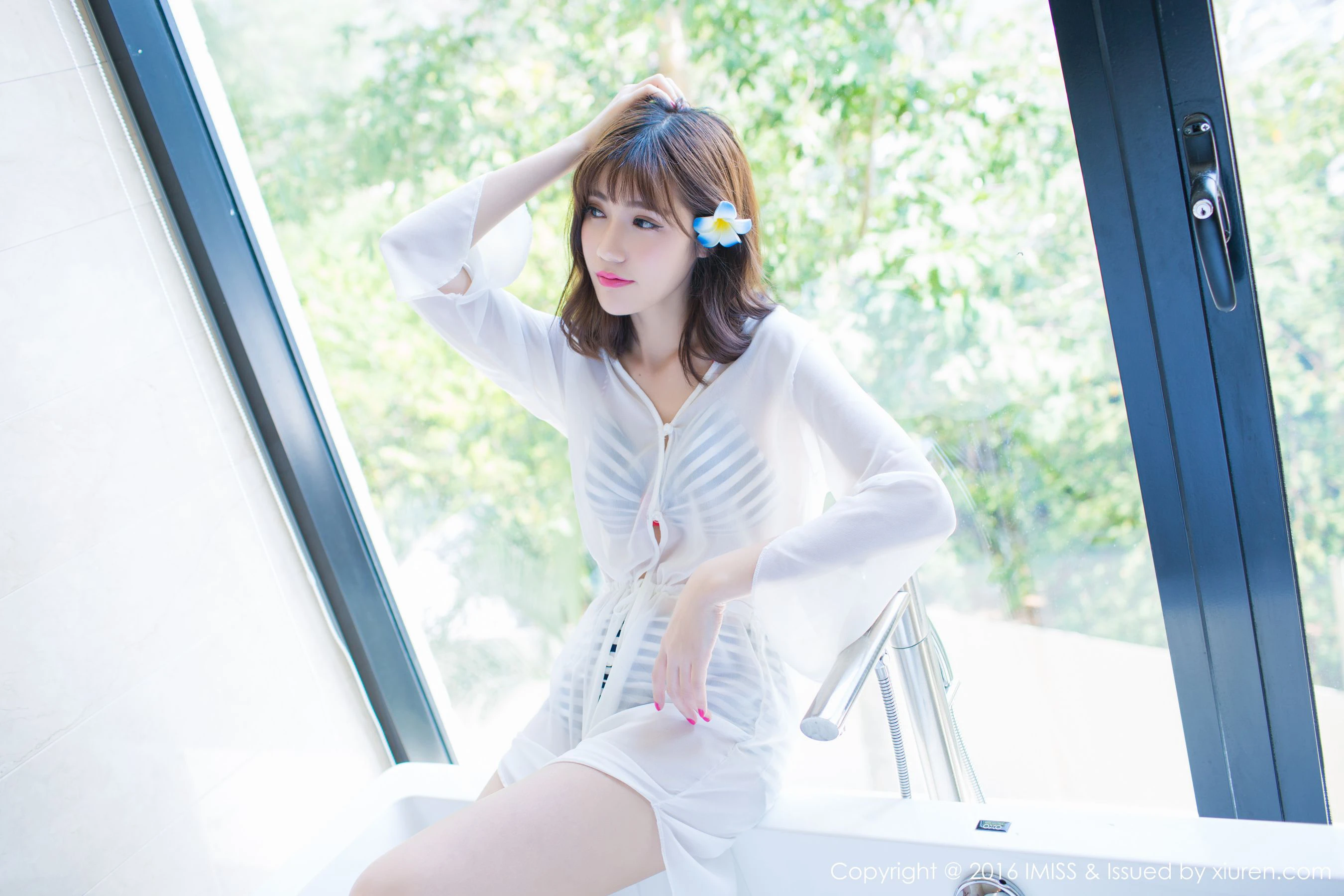 气质美女@Sandy陈天扬《兰卡威旅拍》 爱蜜社IMiss Vol.083