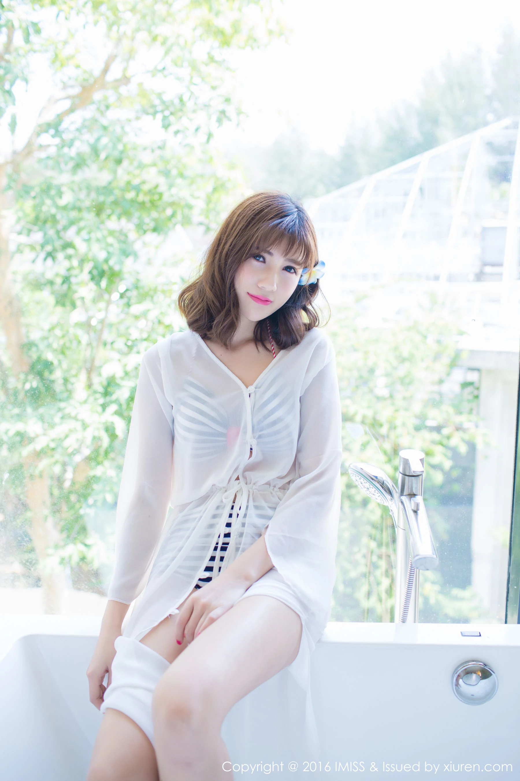 气质美女@Sandy陈天扬《兰卡威旅拍》 爱蜜社IMiss Vol.083