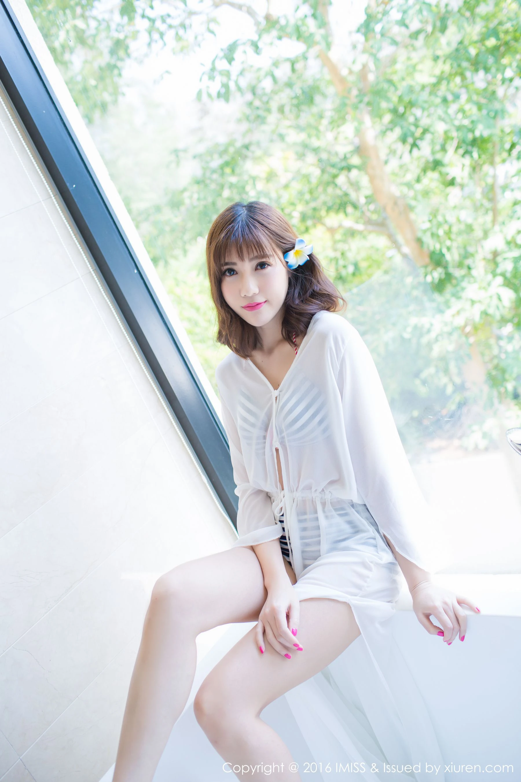 气质美女@Sandy陈天扬《兰卡威旅拍》 爱蜜社IMiss Vol.083