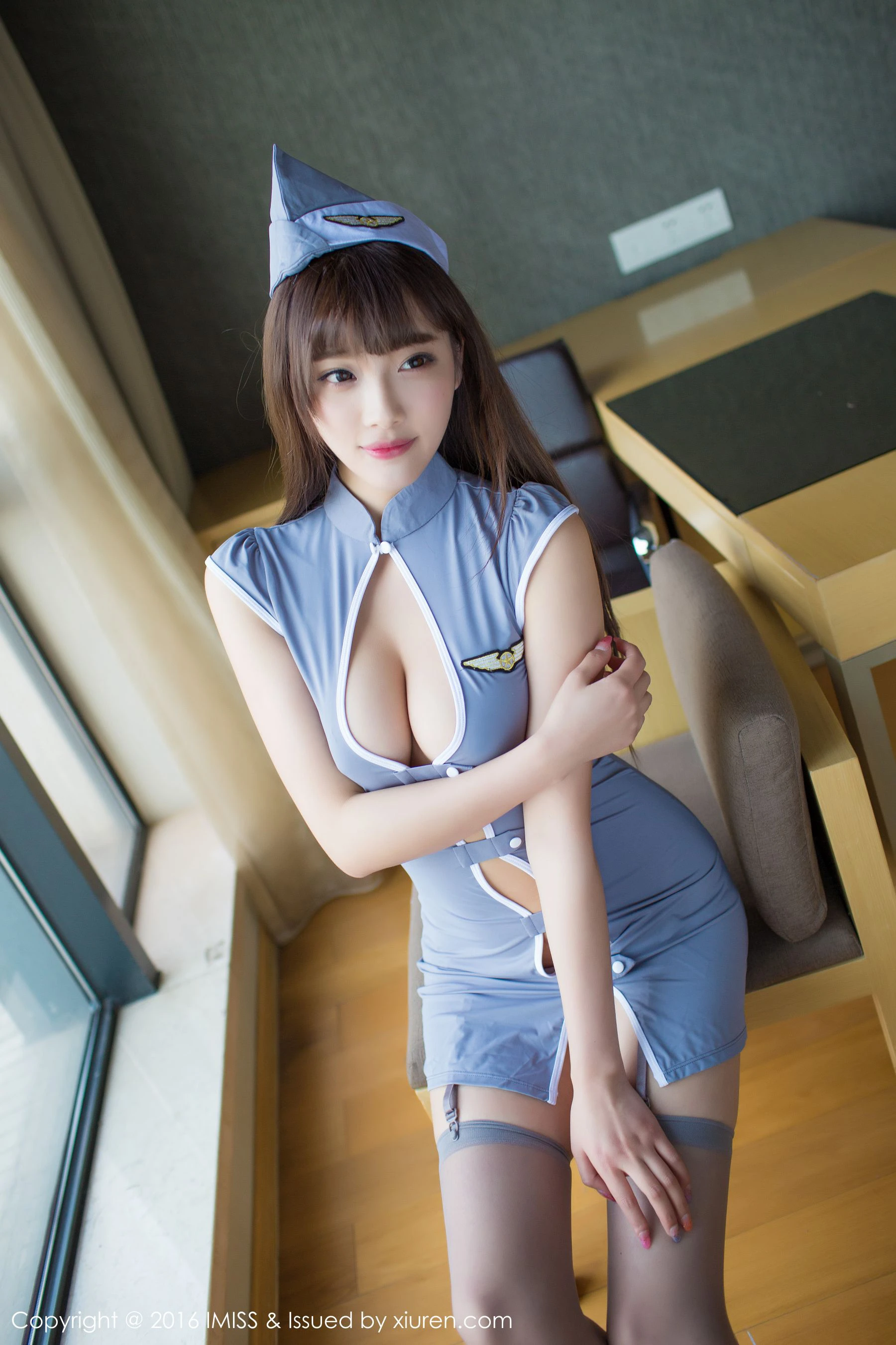 sugar小甜心CC《空姐制服+厨娘服》 爱蜜社IMiss Vol.073