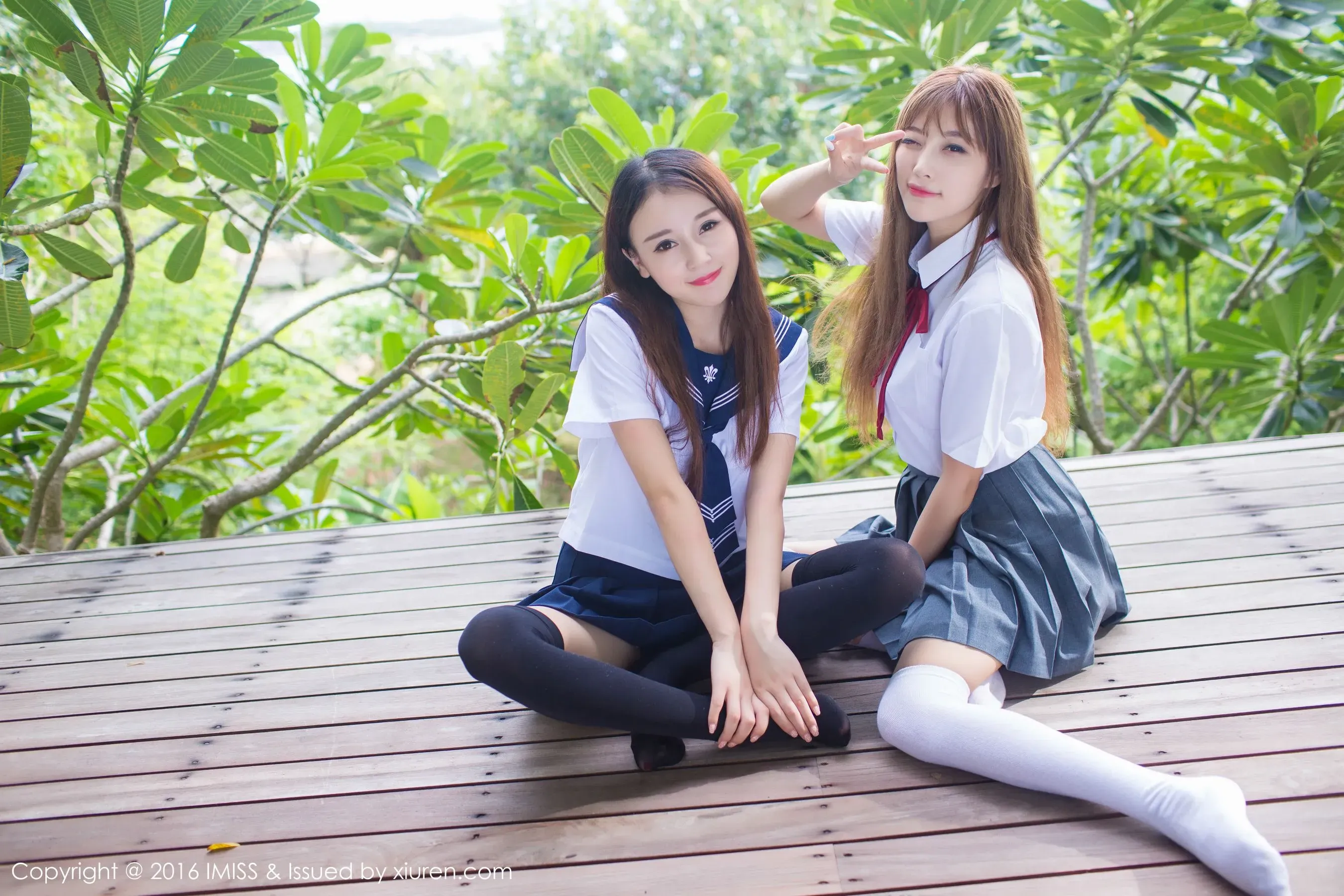 赵小米Kitty、sugar小甜心CC《闺蜜》 爱蜜社IMiss Vol.133