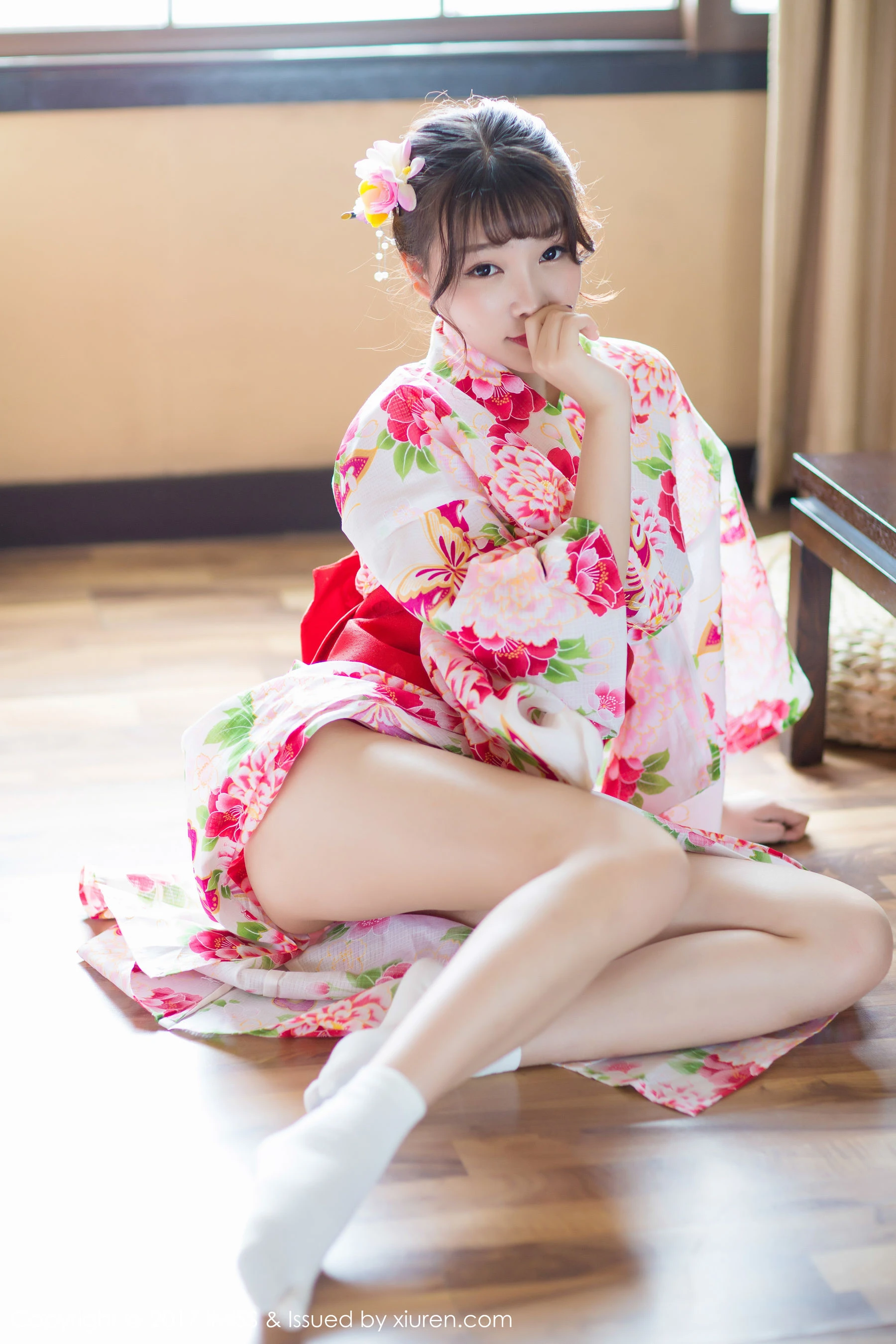芝芝Booty《日系和服+迷你比基尼》 爱蜜社 VOL.170