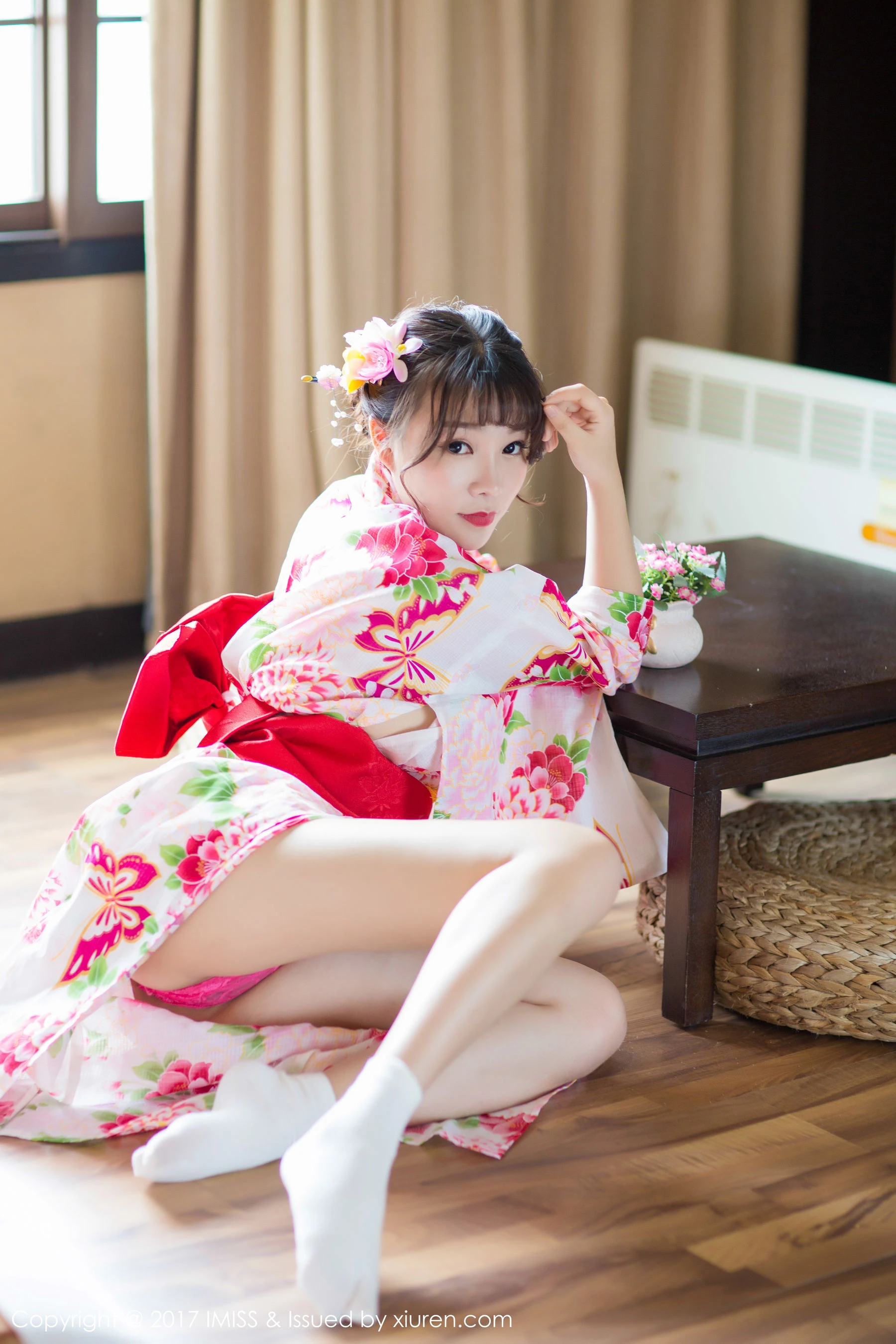 芝芝Booty《日系和服+迷你比基尼》 爱蜜社 VOL.170