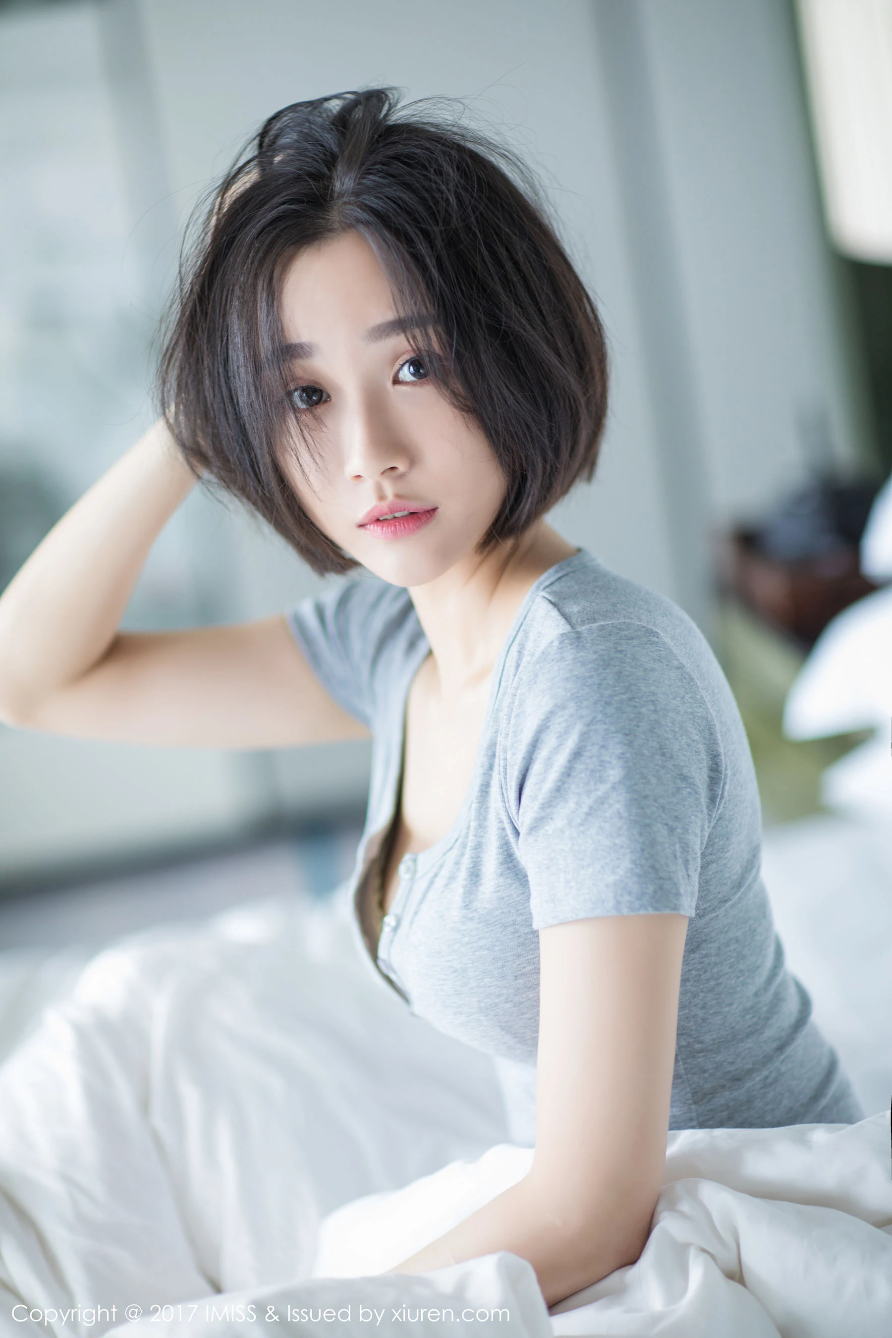 莉雅Livia《日系短发女神》 爱蜜社 VOL.178