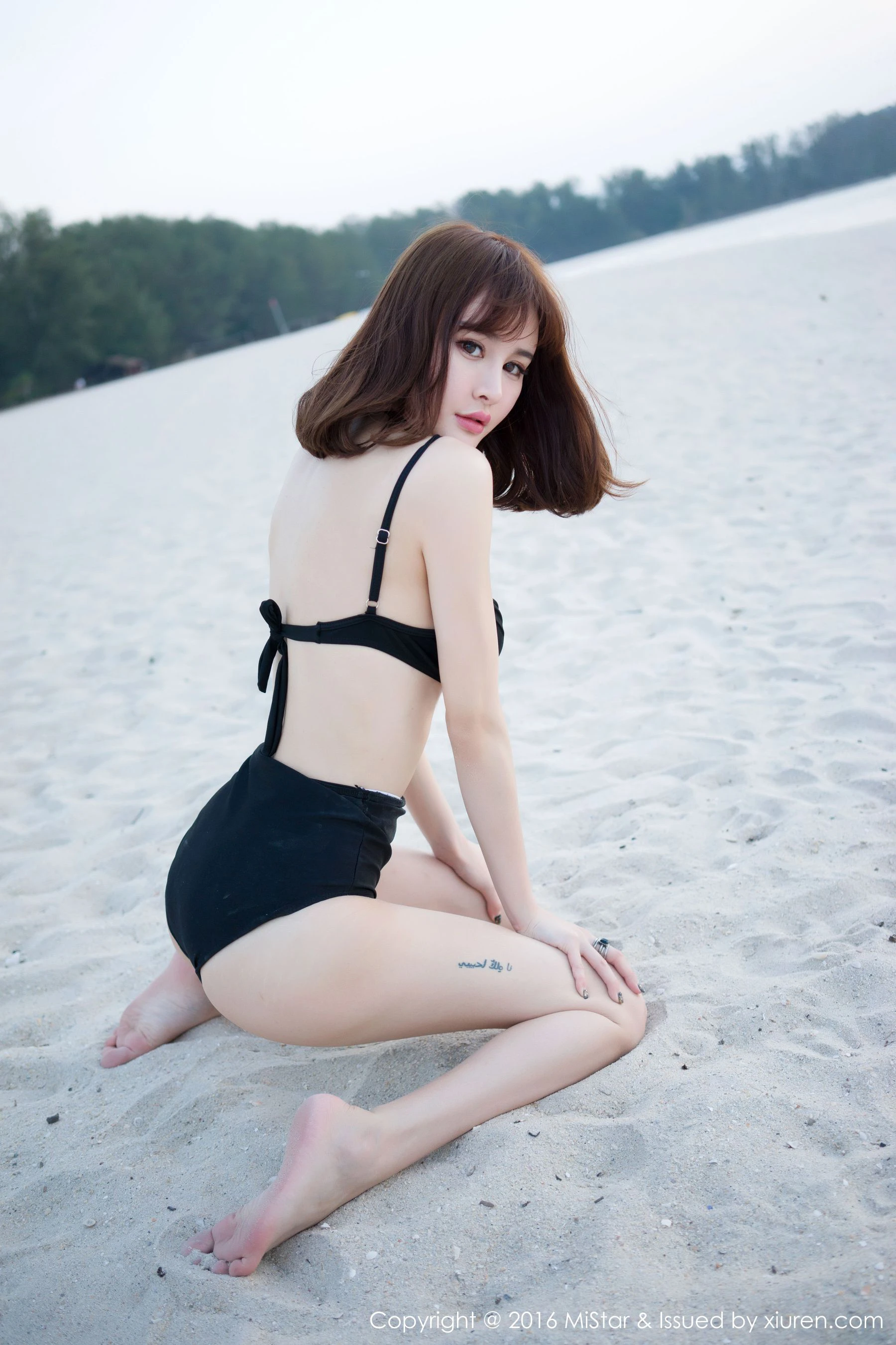 Cheryl青树《海滩湿身+比基尼》 魅妍社 Vol.110