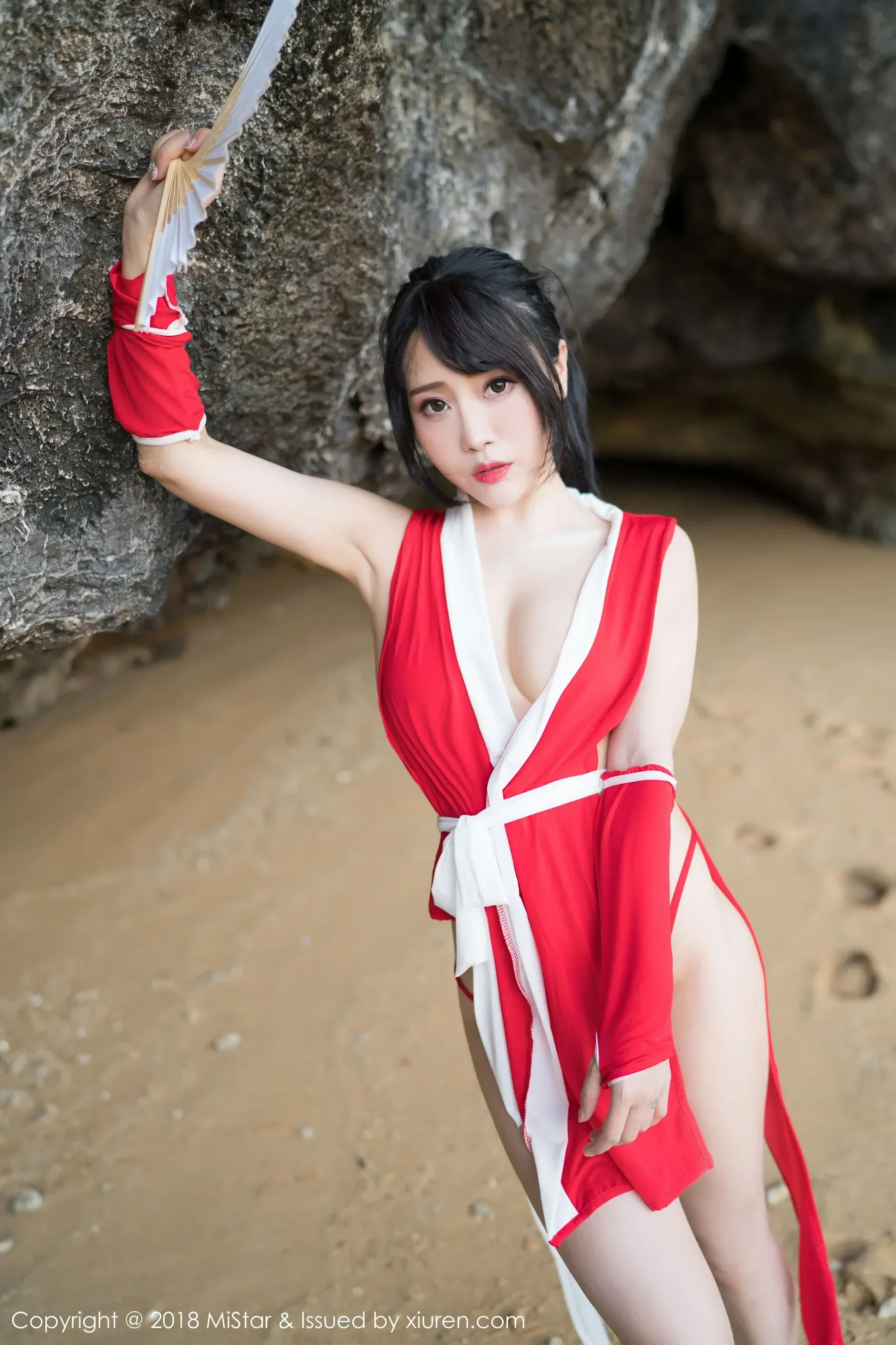 兜豆靓Youlina《外拍COS不知火舞与DVA》 魅妍社 VOL.215