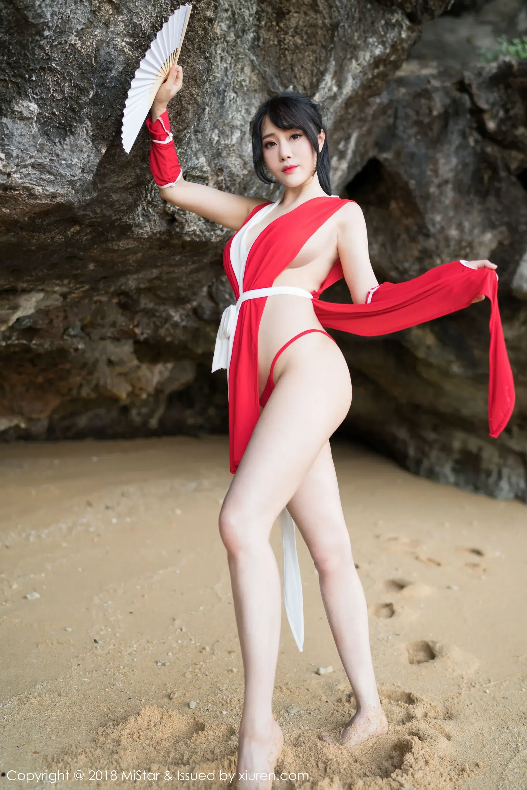 兜豆靓Youlina《外拍COS不知火舞与DVA》 魅妍社 VOL.215