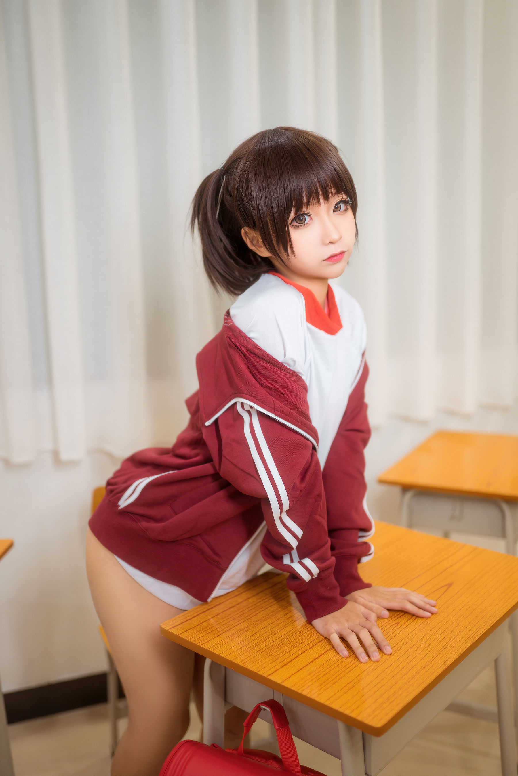 动漫博主蠢沫沫 红体操服 [45P]