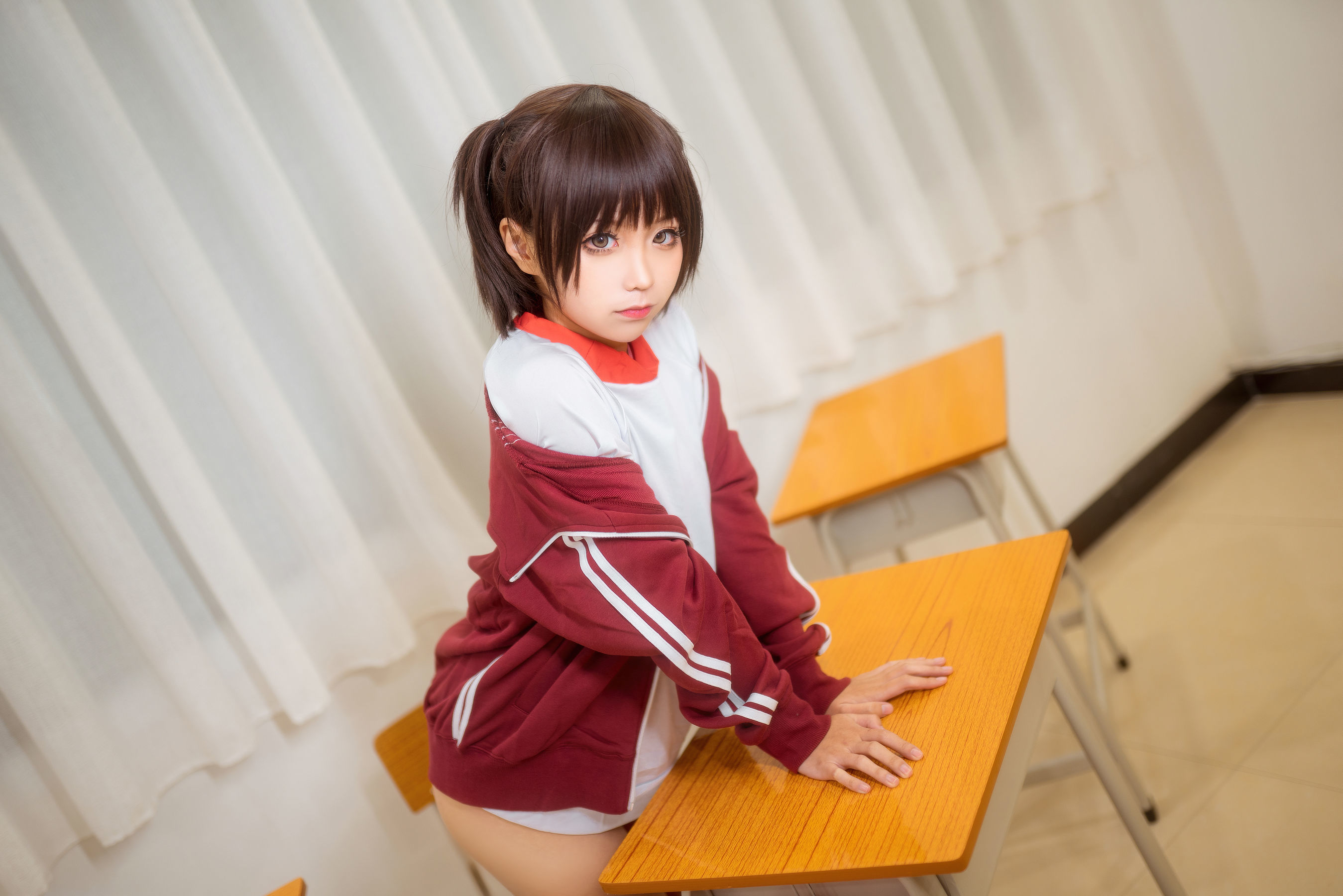 动漫博主蠢沫沫 红体操服 [45P]