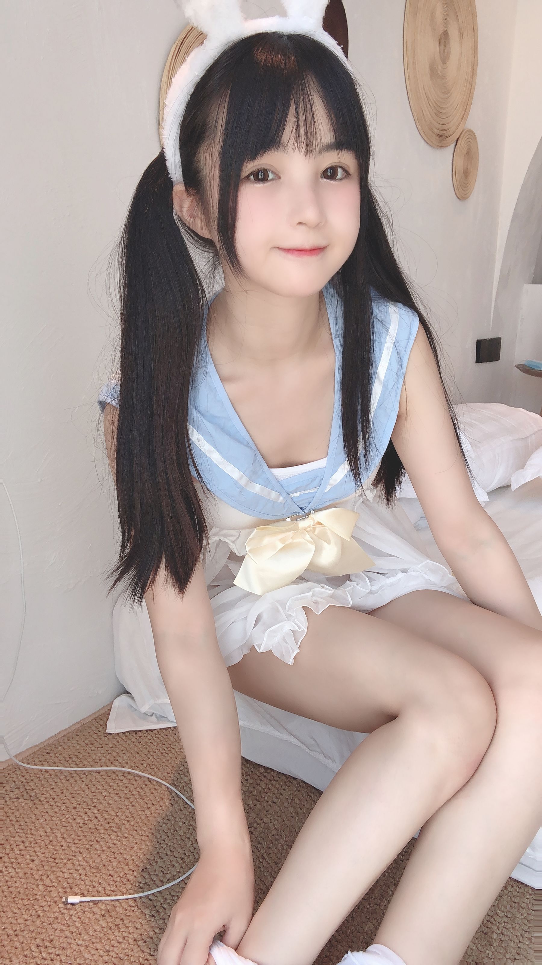 [Cosplay写真] 桜井宁宁 – 双马尾少女 [50P]
