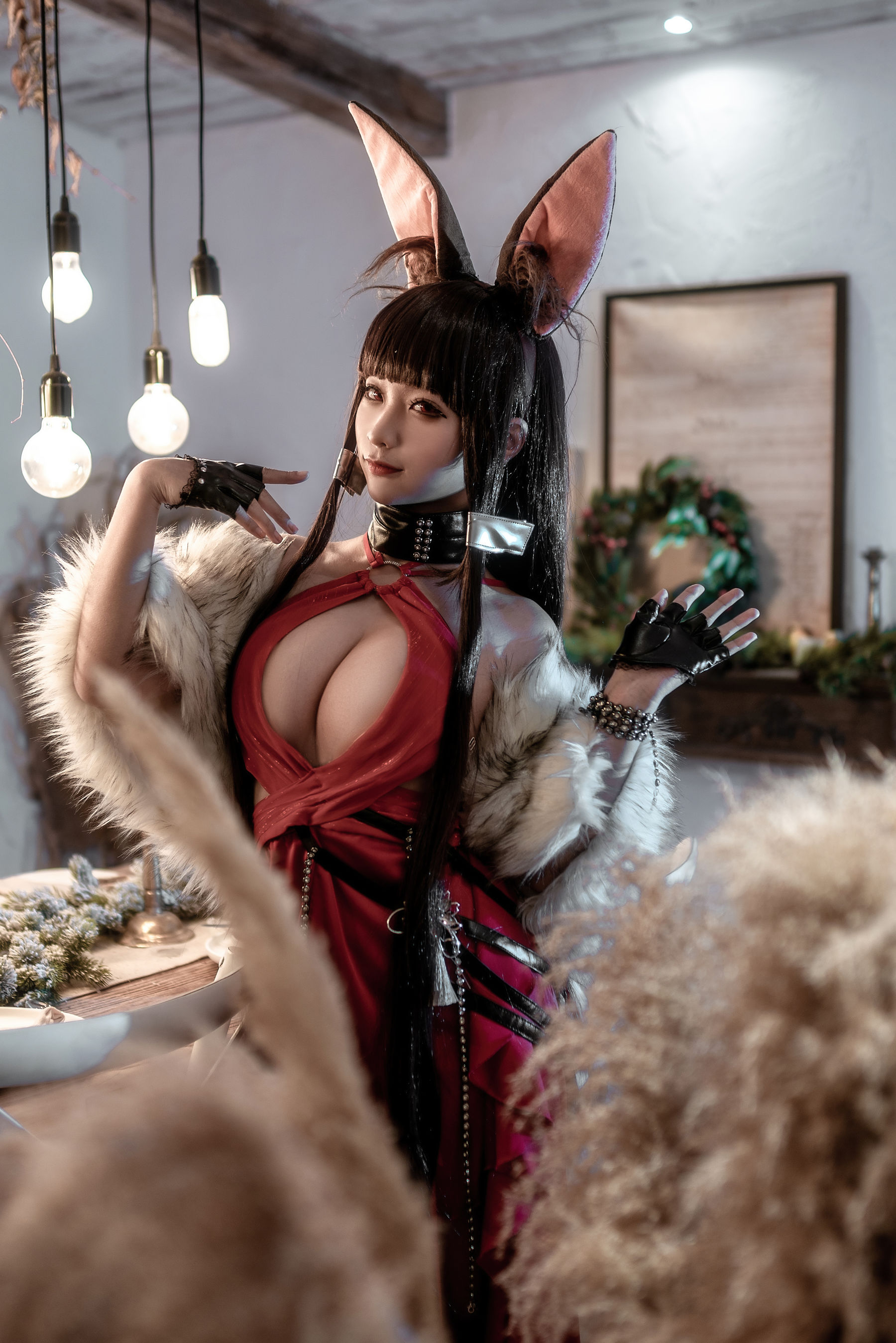动漫博主蠢沫沫 – Akagi Ruby-Laced Beauty (Azur Lane) [40P]