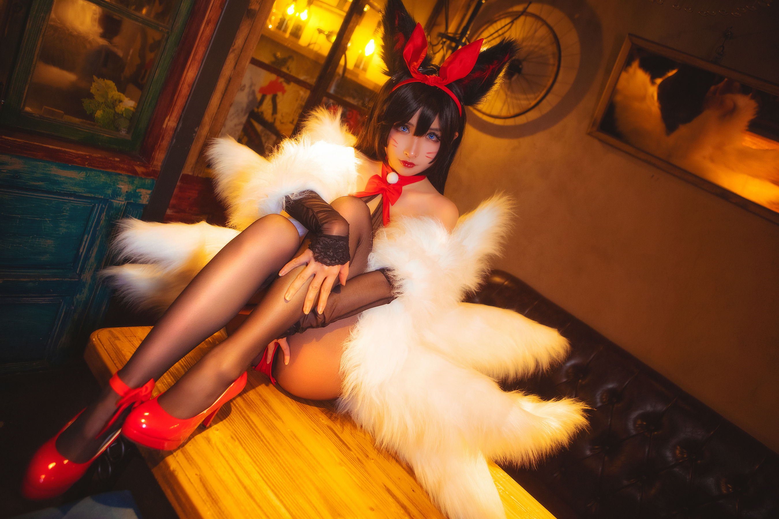 COS福利rioko凉凉子 兔女郎阿狸 [14P]