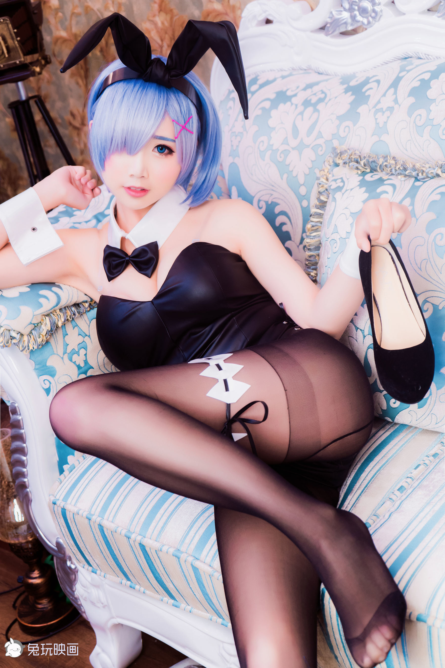 [萝莉COS] 面饼仙儿 – 兔女郎 [52P]
