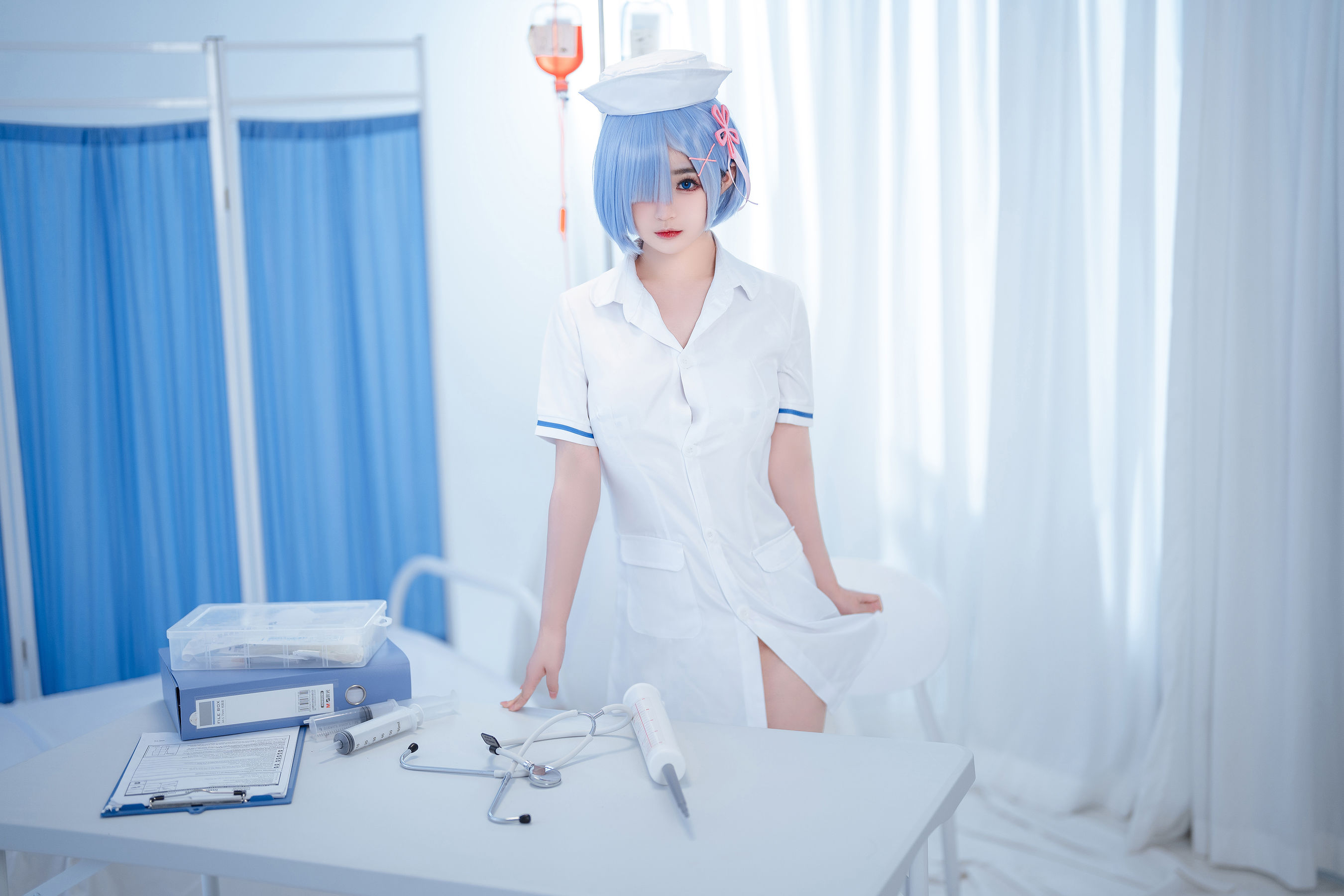 桜井宁宁 – 雷姆护士 [108P]