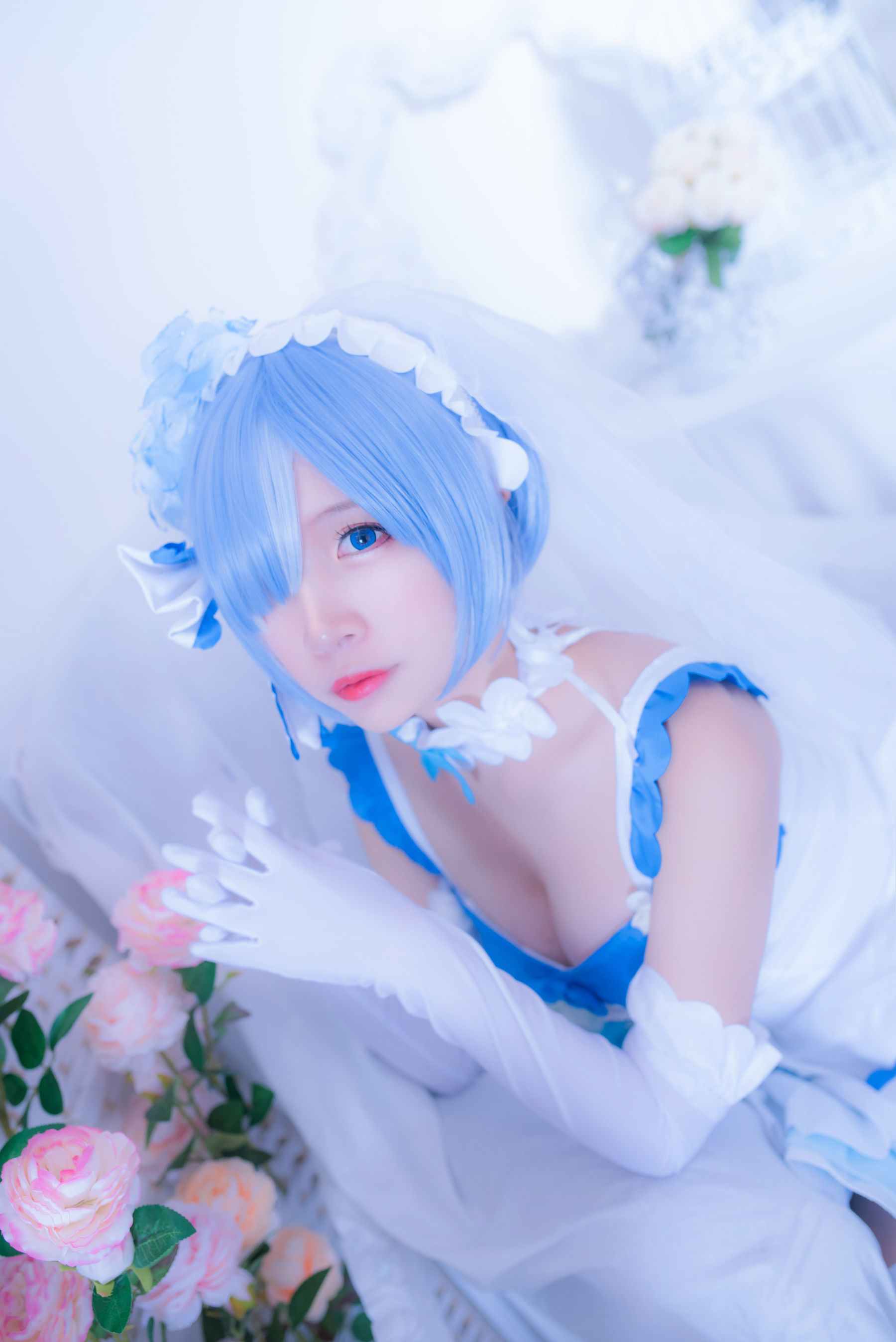 人气Coser二佐Nisa 雷姆花嫁 [33P]