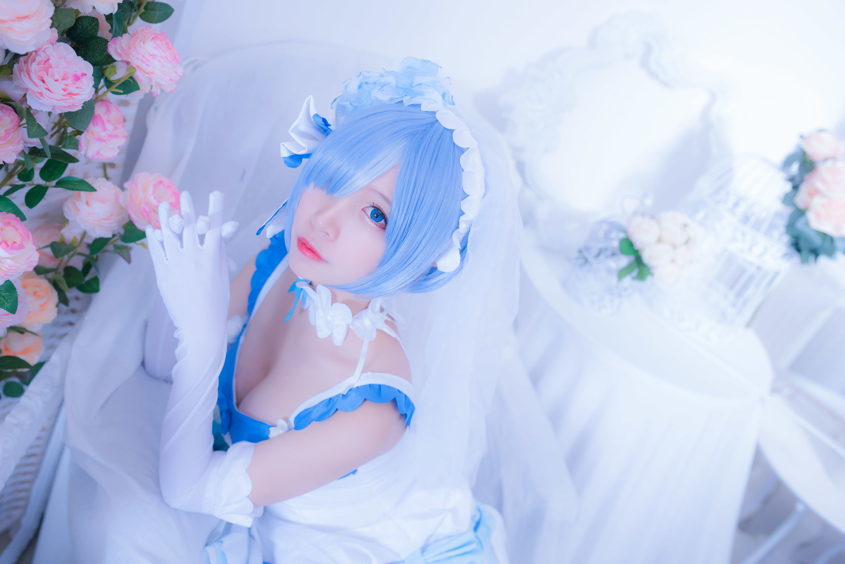 人气Coser二佐Nisa 雷姆花嫁 [33P]