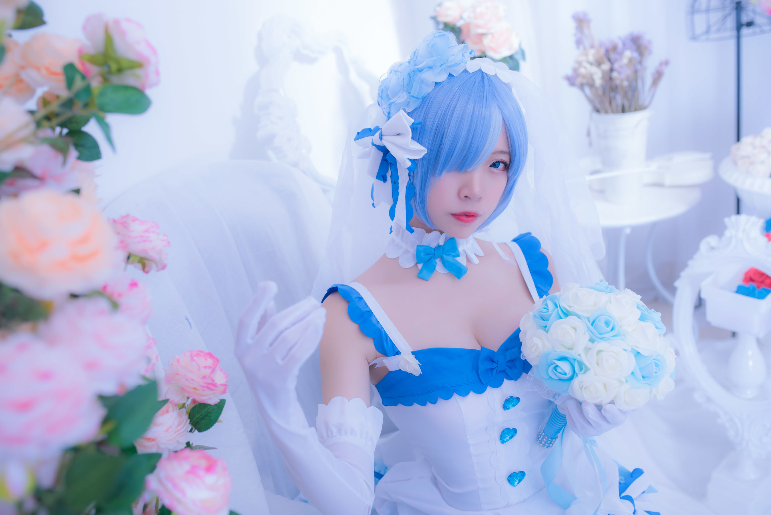 人气Coser二佐Nisa 雷姆花嫁 [33P]