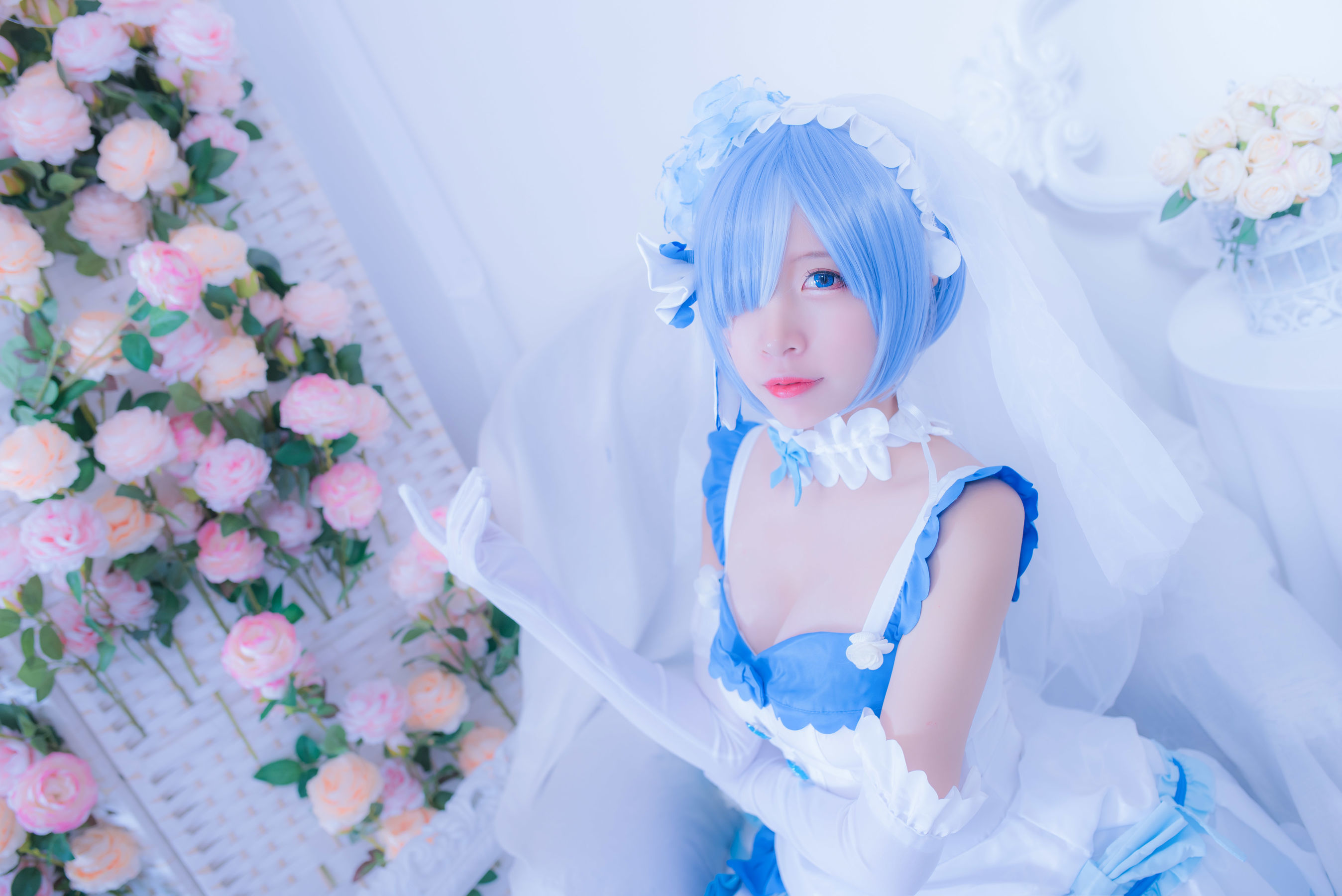 人气Coser二佐Nisa 雷姆花嫁 [33P]