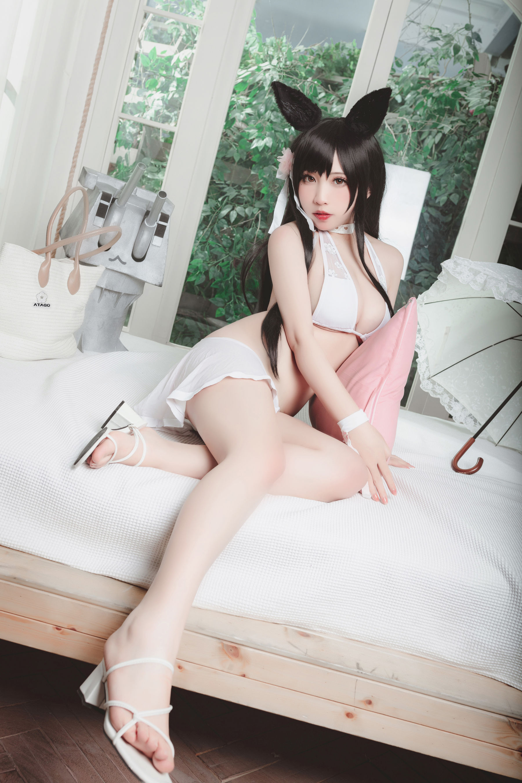 动漫博主貓田聖奈奈 – 爱宕泳装 盛夏进行曲 [25P]