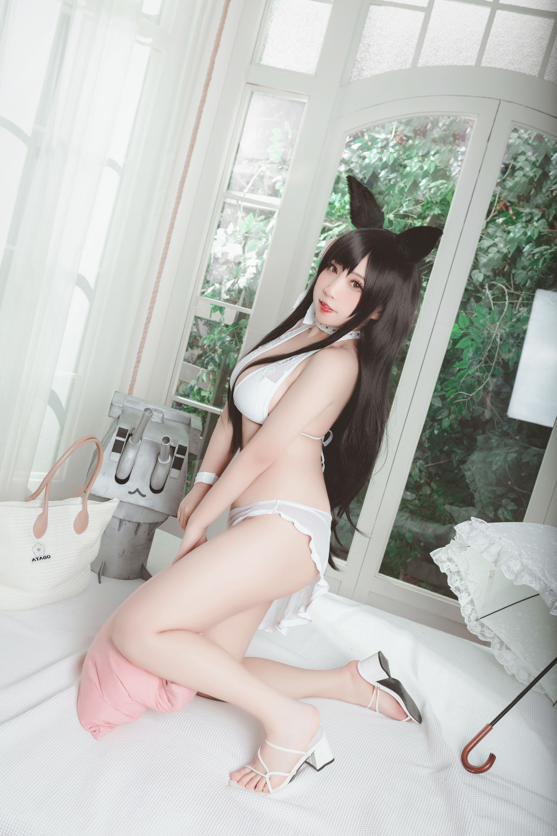 动漫博主貓田聖奈奈 – 爱宕泳装 盛夏进行曲 [25P]