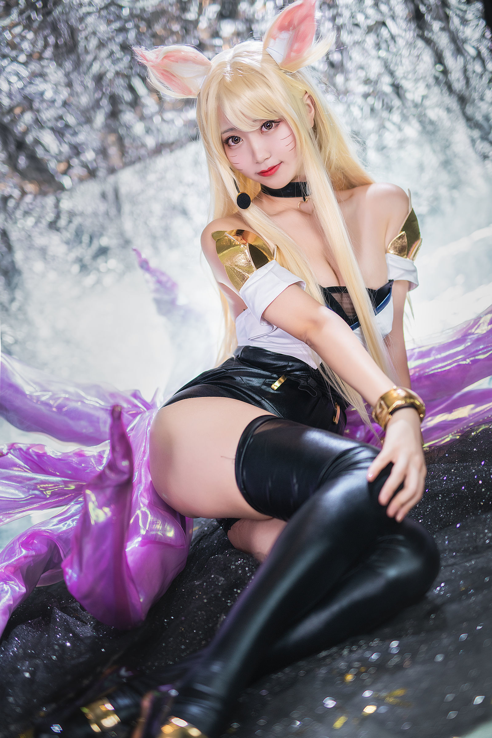 [萝莉COS] 黑川 – 阿狸 KDA [21P]