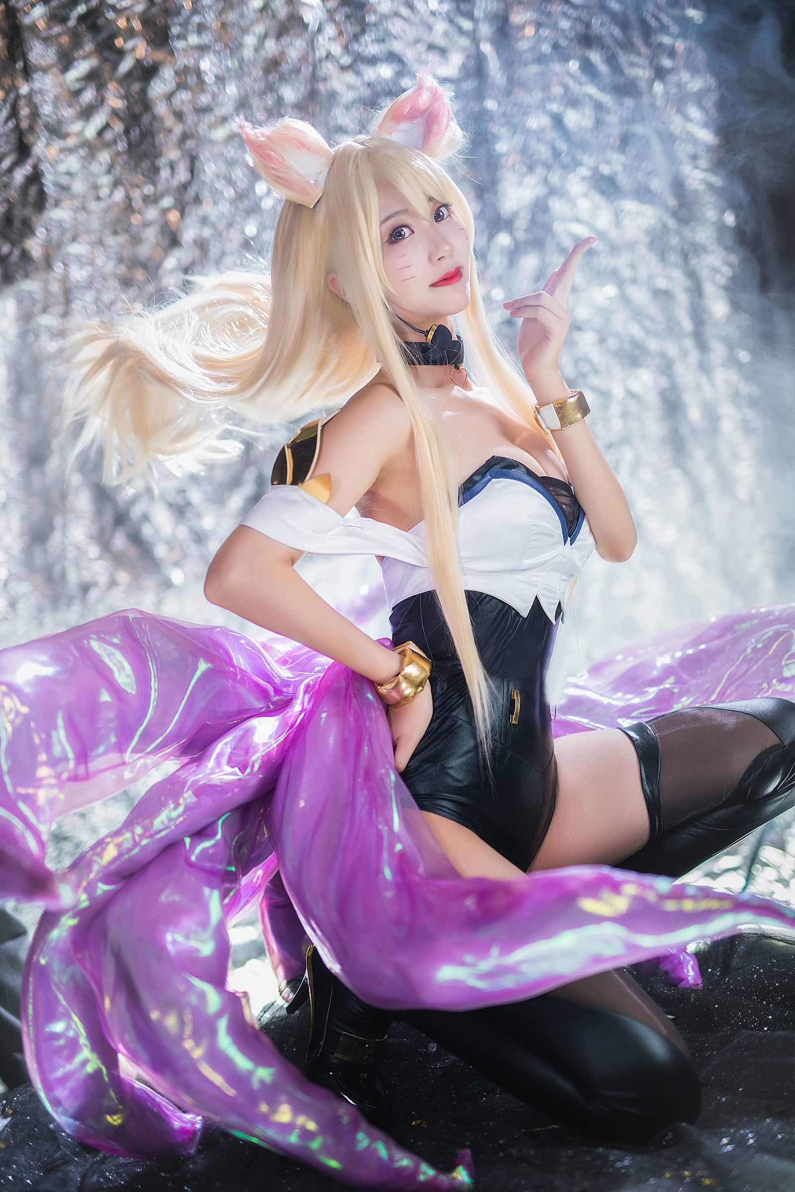 [萝莉COS] 黑川 – 阿狸 KDA [21P]