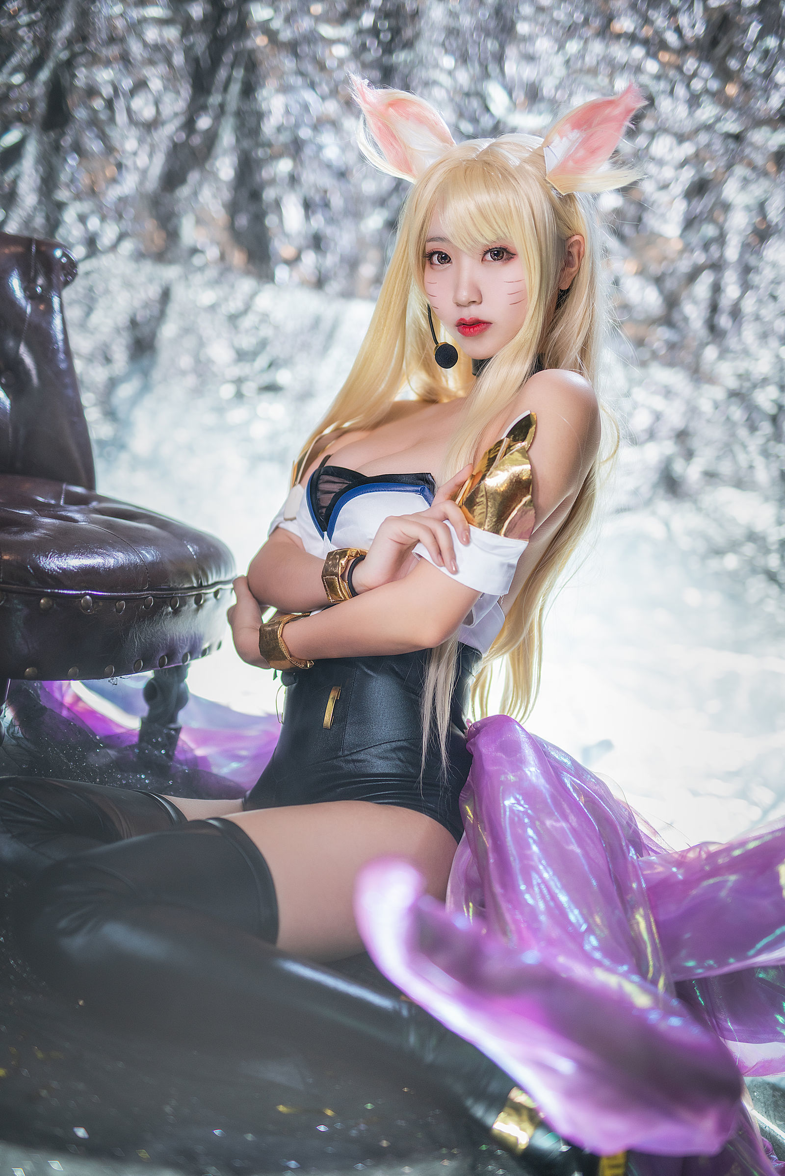 [萝莉COS] 黑川 – 阿狸 KDA [21P]