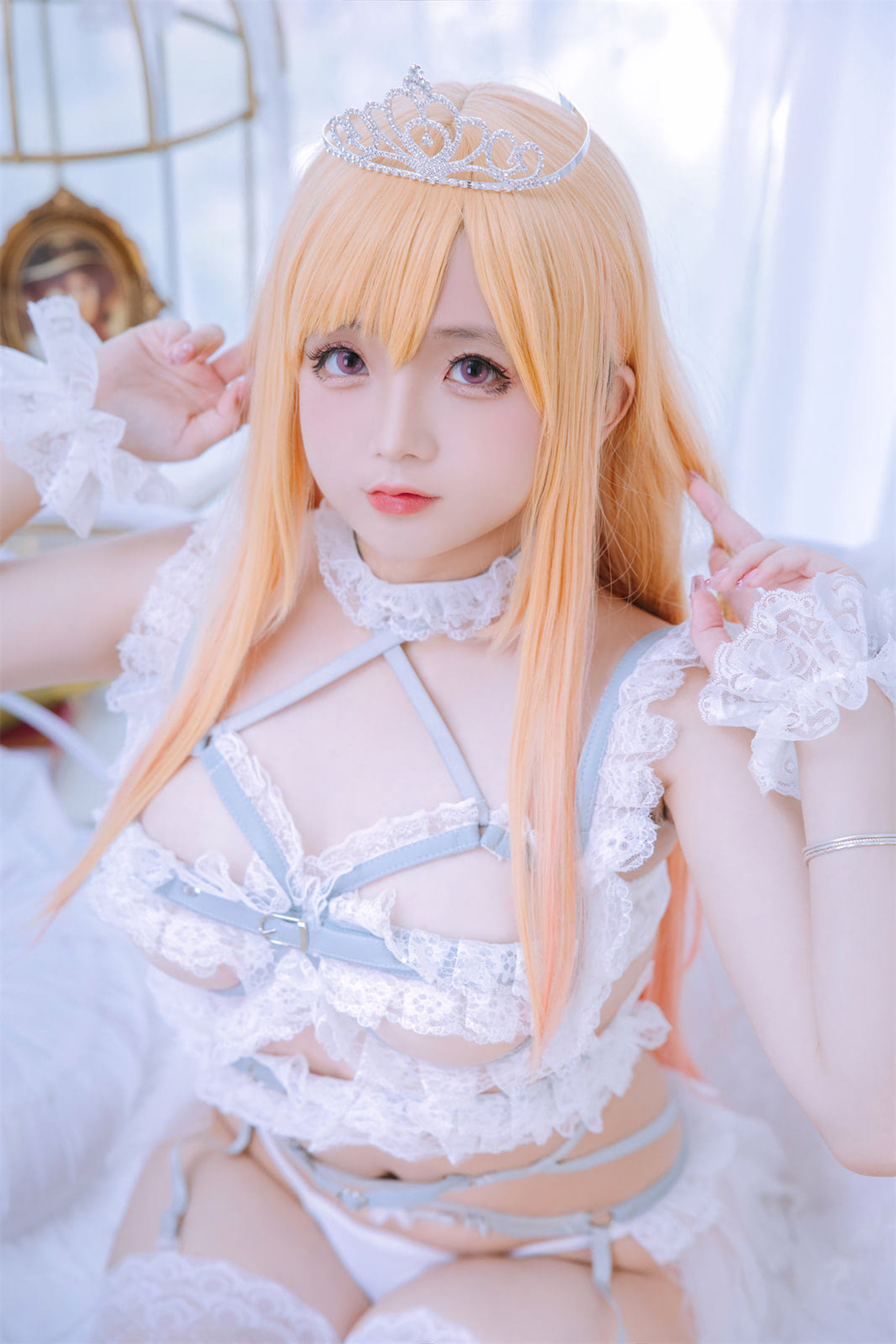 Cosplay日奈娇 – 喜多川海梦 花嫁 [71P]