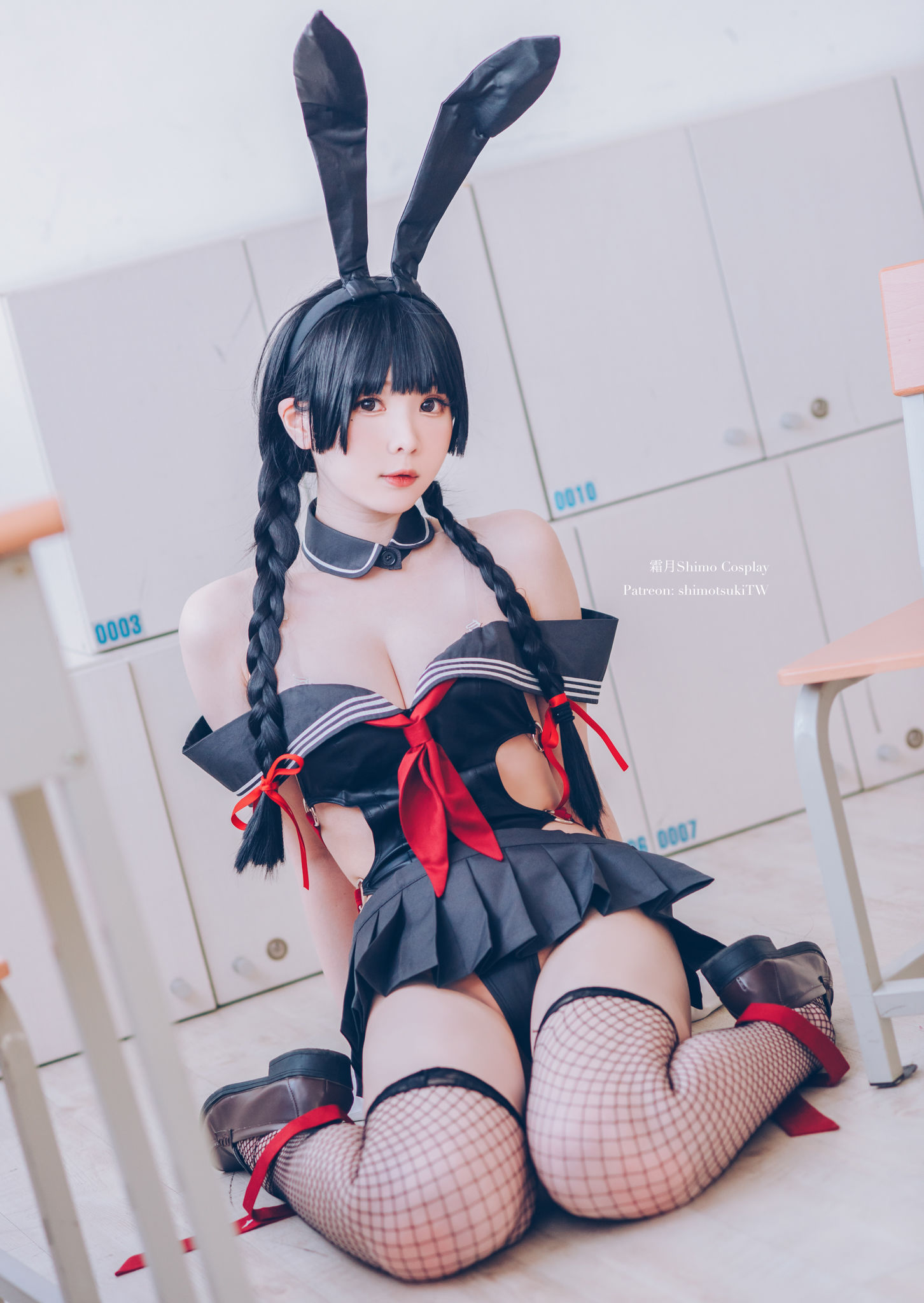 微博妹纸霜月shimo – 卯月桃子 水手服兔女郎 [19P]