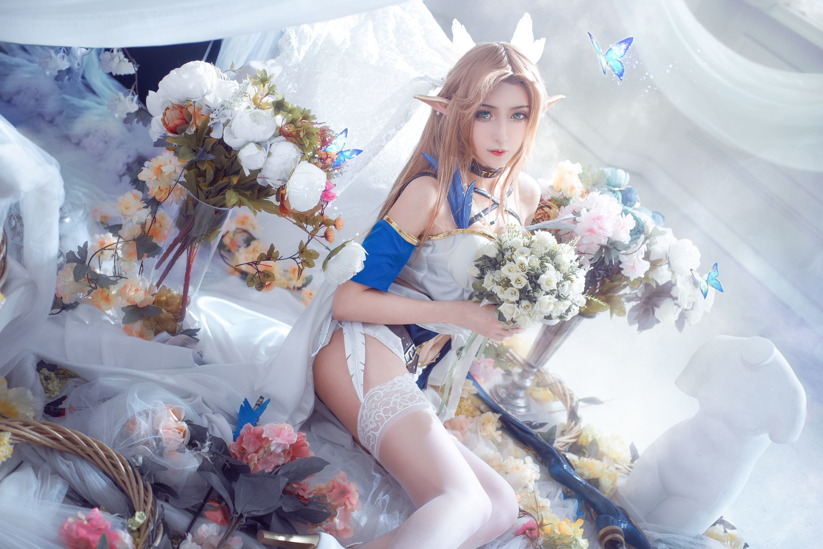 [萝莉COS] 腐团儿Ikaros – 蒂雅娘 [12P]