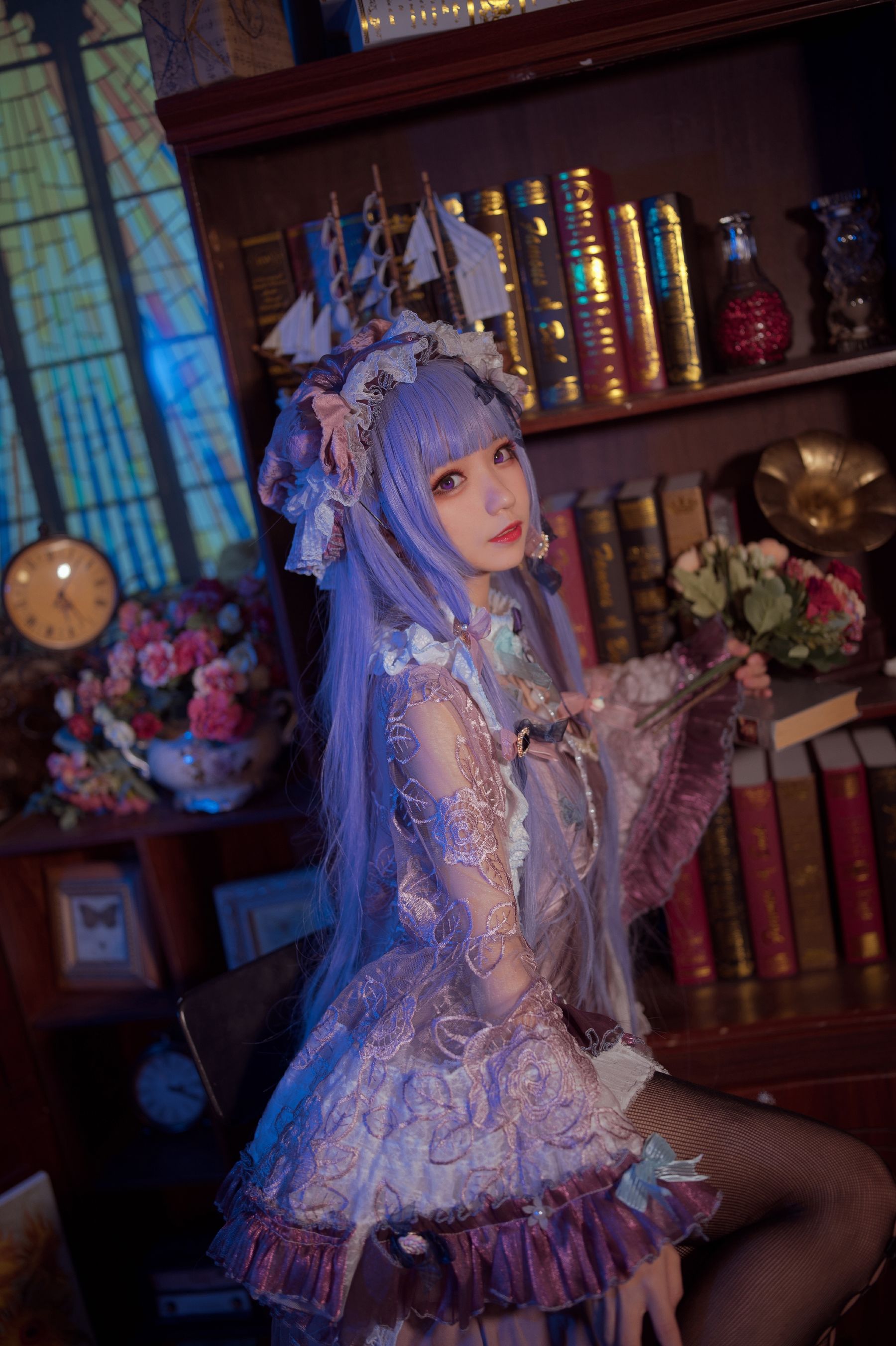 花柒Hana – 帕秋莉睡衣 [13P]